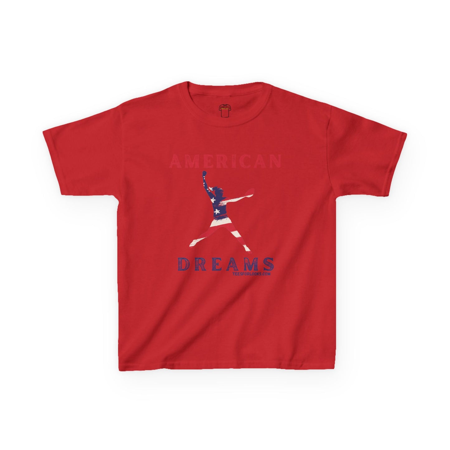 American Dreams Kids Heavy Cotton™ Tee - Patriotic Graphic Shirt for Celebrations