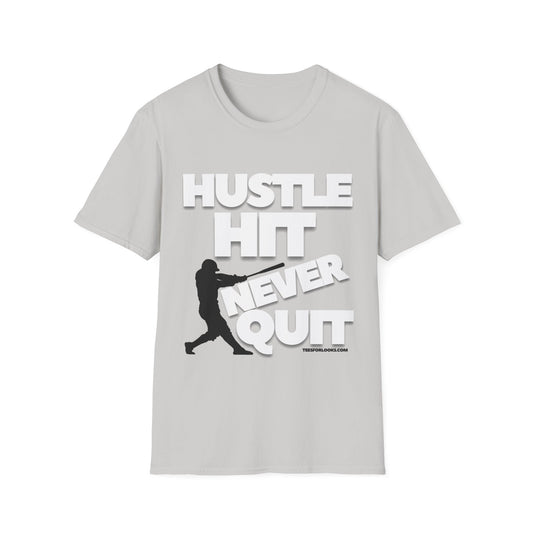 Hustle Hard Unisex Softstyle T-Shirt - Motivational Graphic Tee