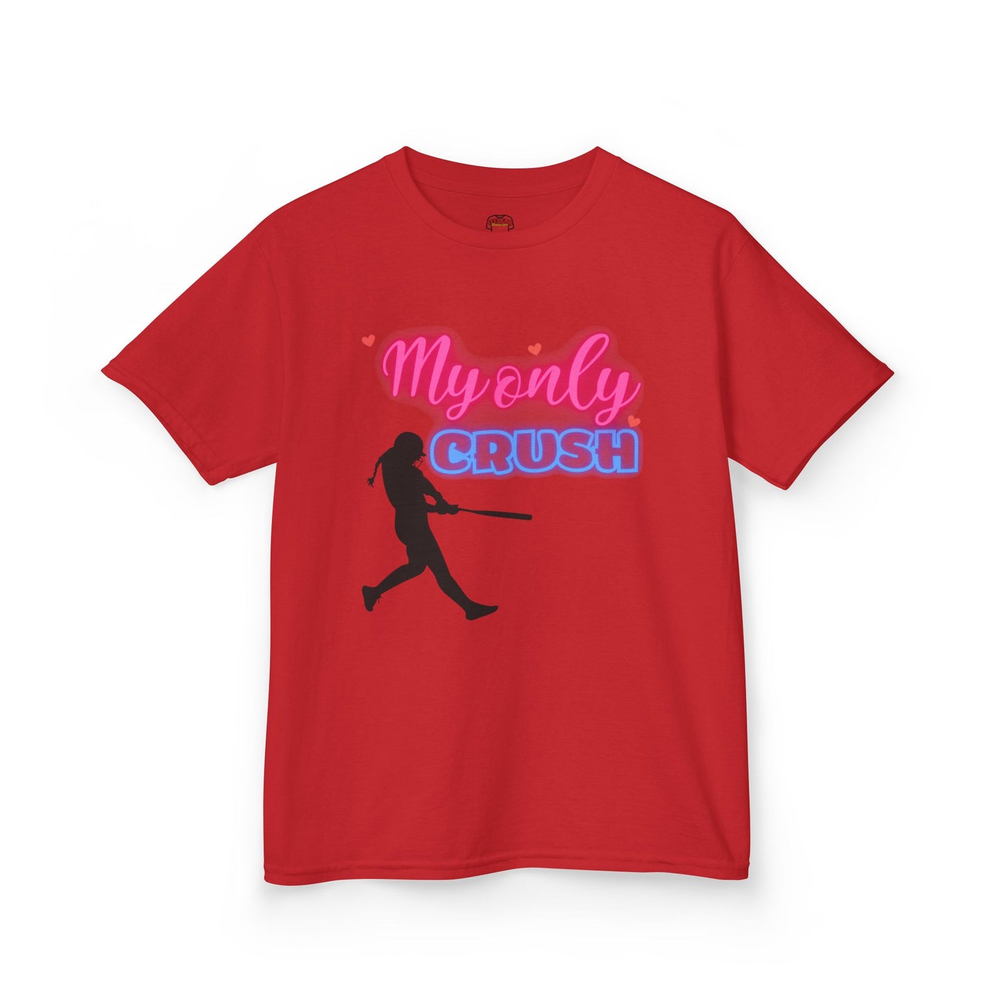 Kids Baseball Lover Tee - "My Only Crush" Design