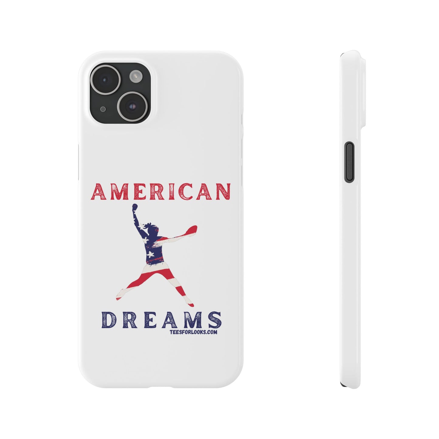 American Dreams Slim Phone Cases - Stylish Protection for Patriotism