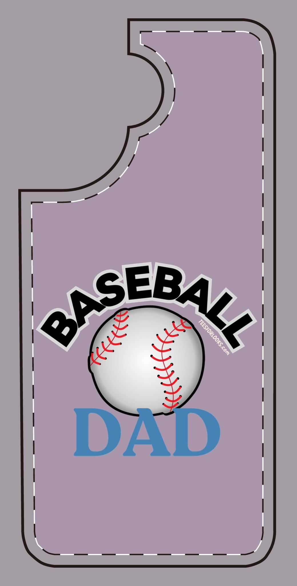 Baseball Dad Silicone Phone Case - Perfect Gift for Sports Lovers