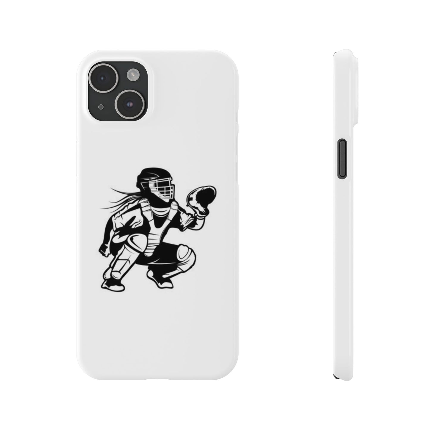 Catcher's Gear Slim Phone Case - Durable & Stylish for Baseball Fans