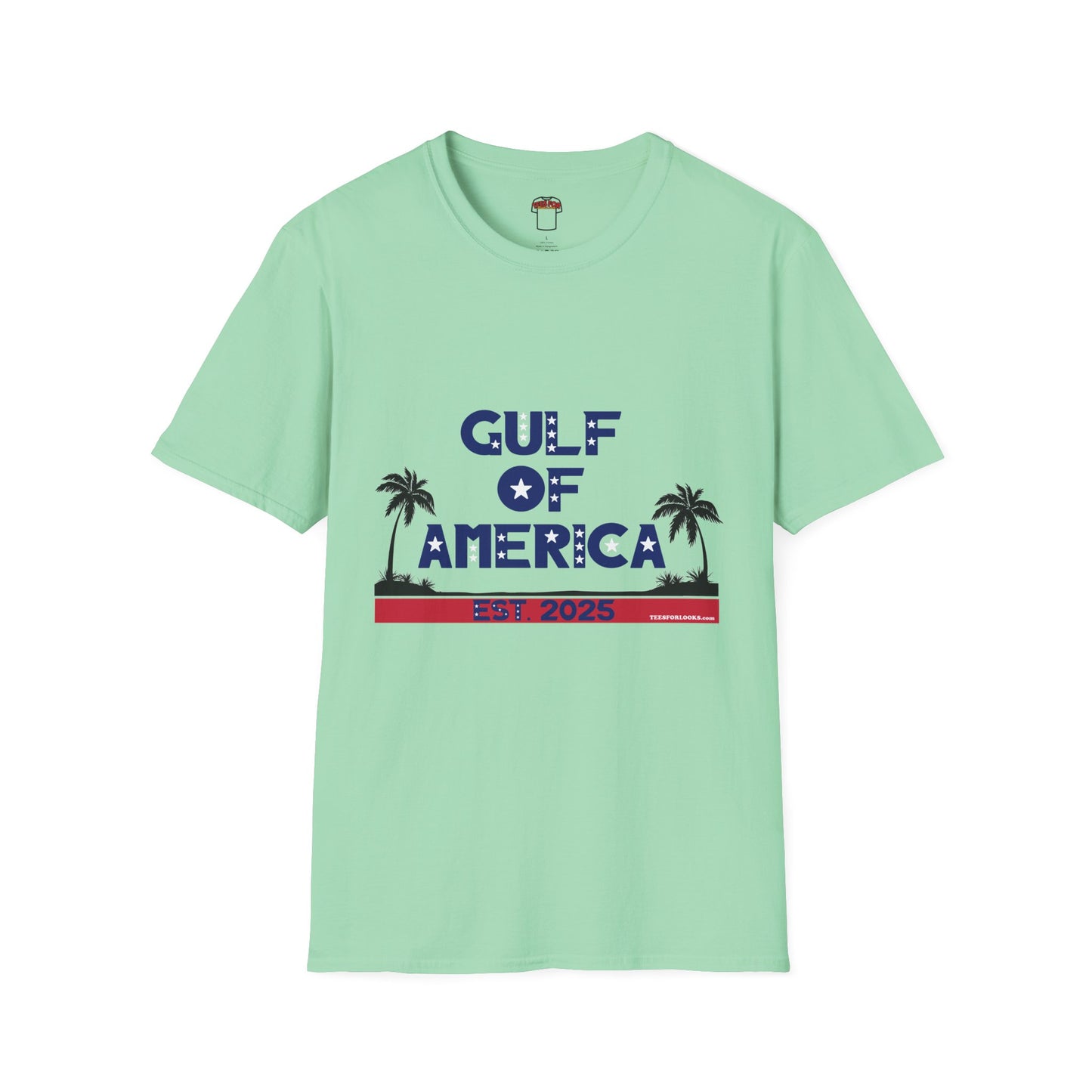 Gulf of America Palm Tree T-Shirt - Unisex Softstyle 2025