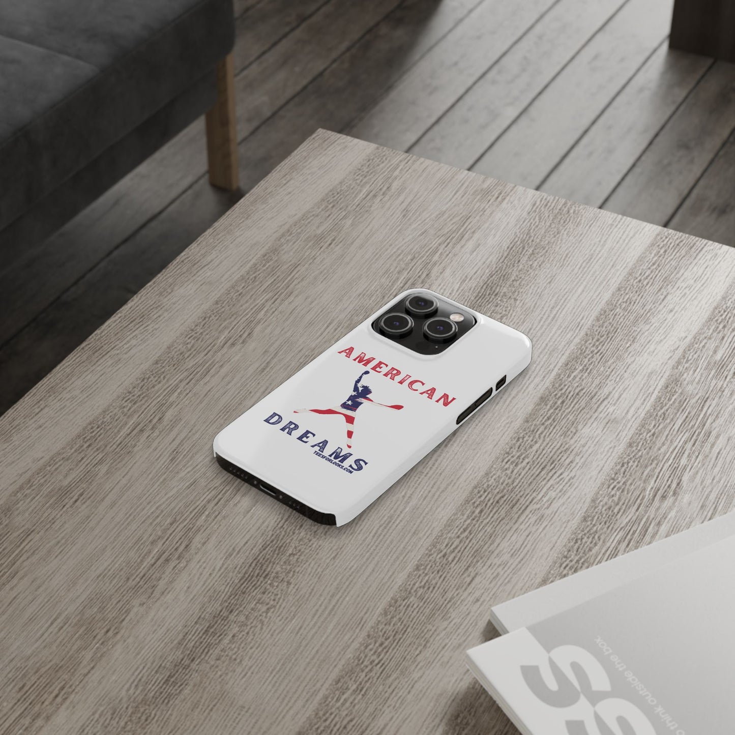 American Dreams Slim Phone Cases - Stylish Protection for Patriotism