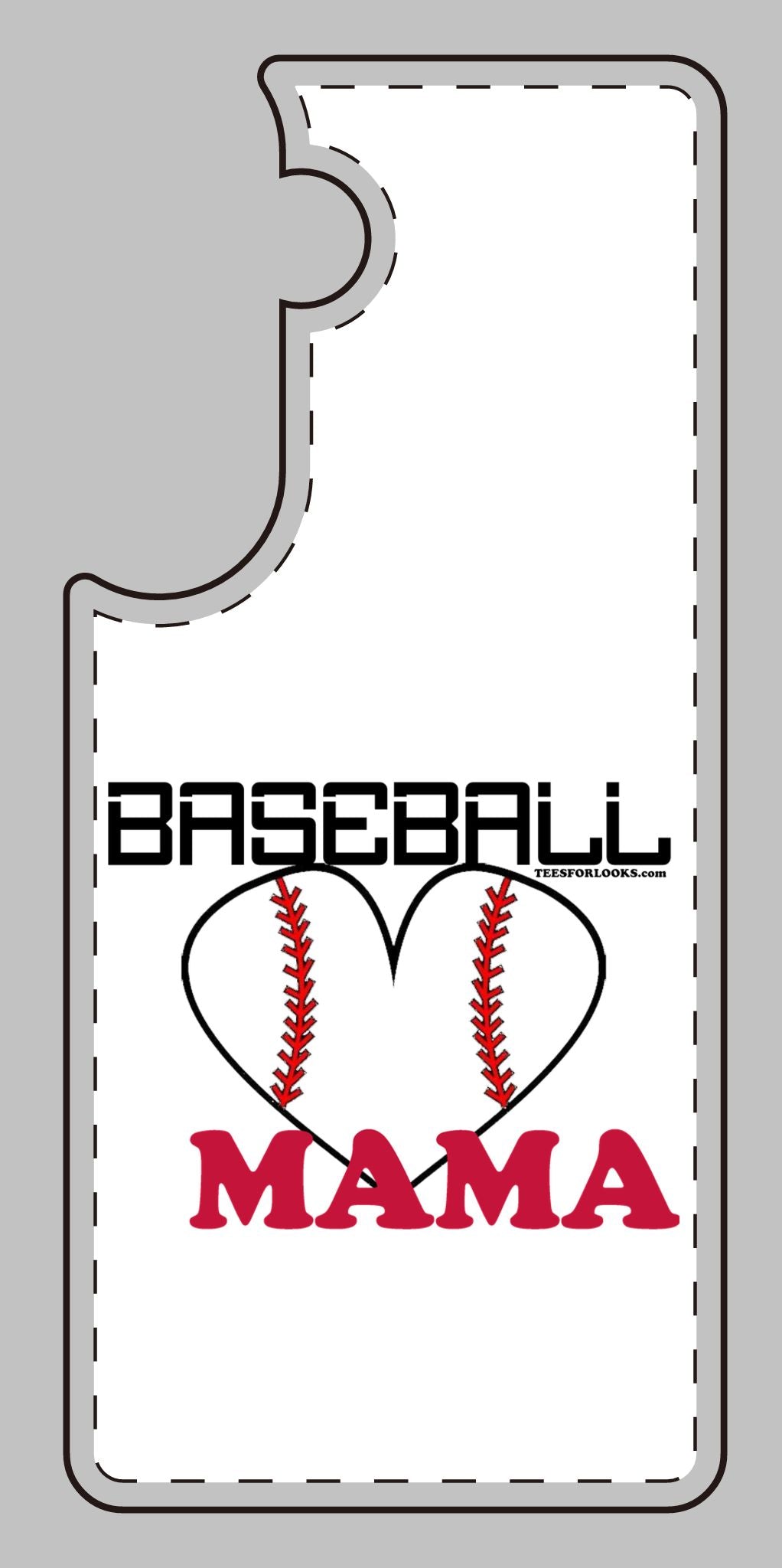 Baseball Mama Silicone Phone Case - Perfect Gift for Sports Moms