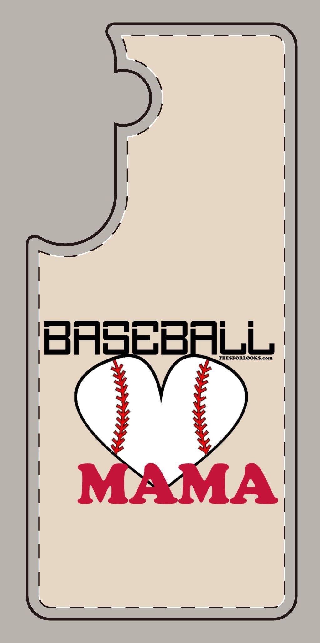 Baseball Mama Silicone Phone Case - Perfect Gift for Sports Moms