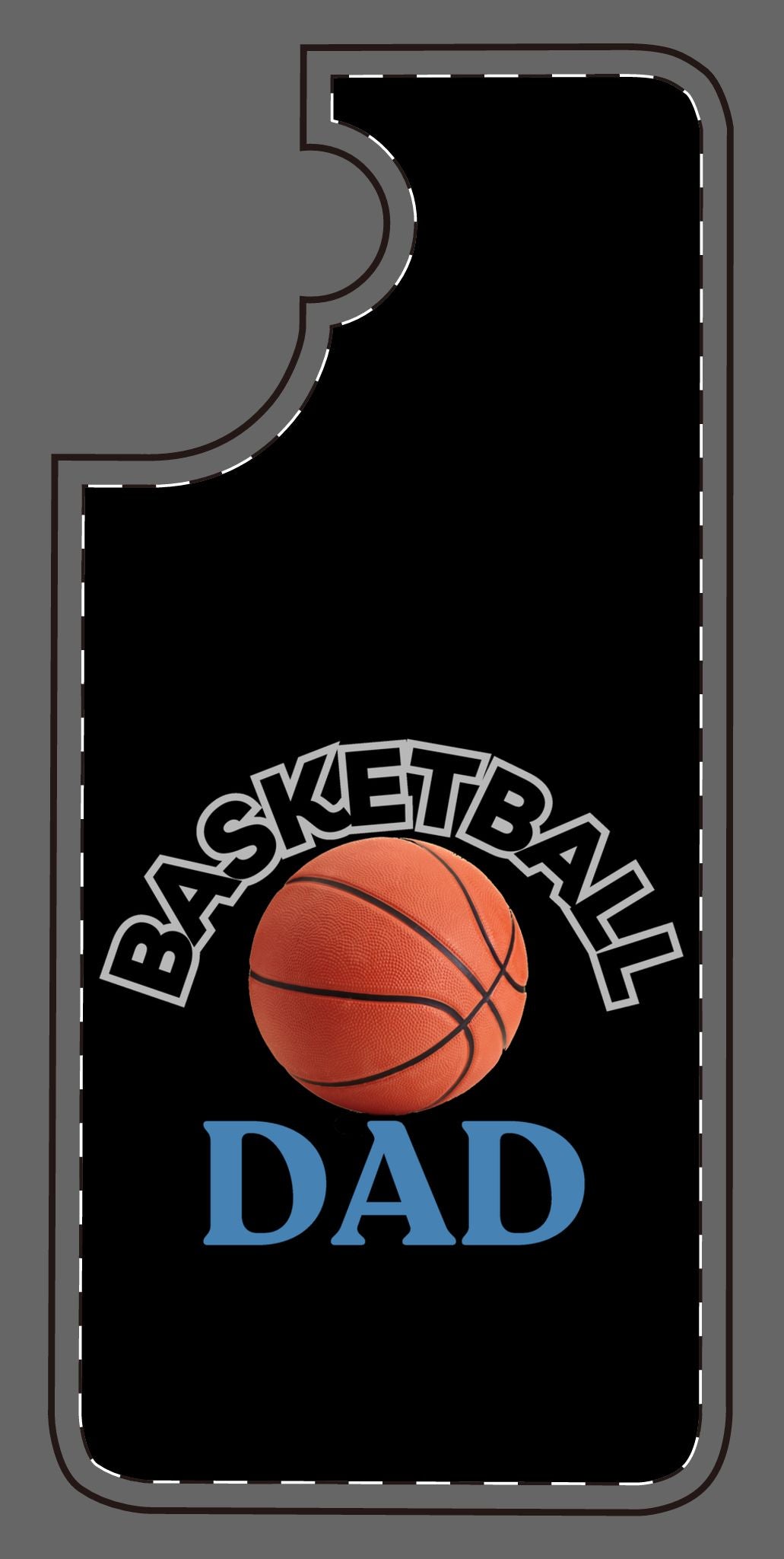 Basketball Dad Silicone Phone Case - Perfect Gift for Sports Dads