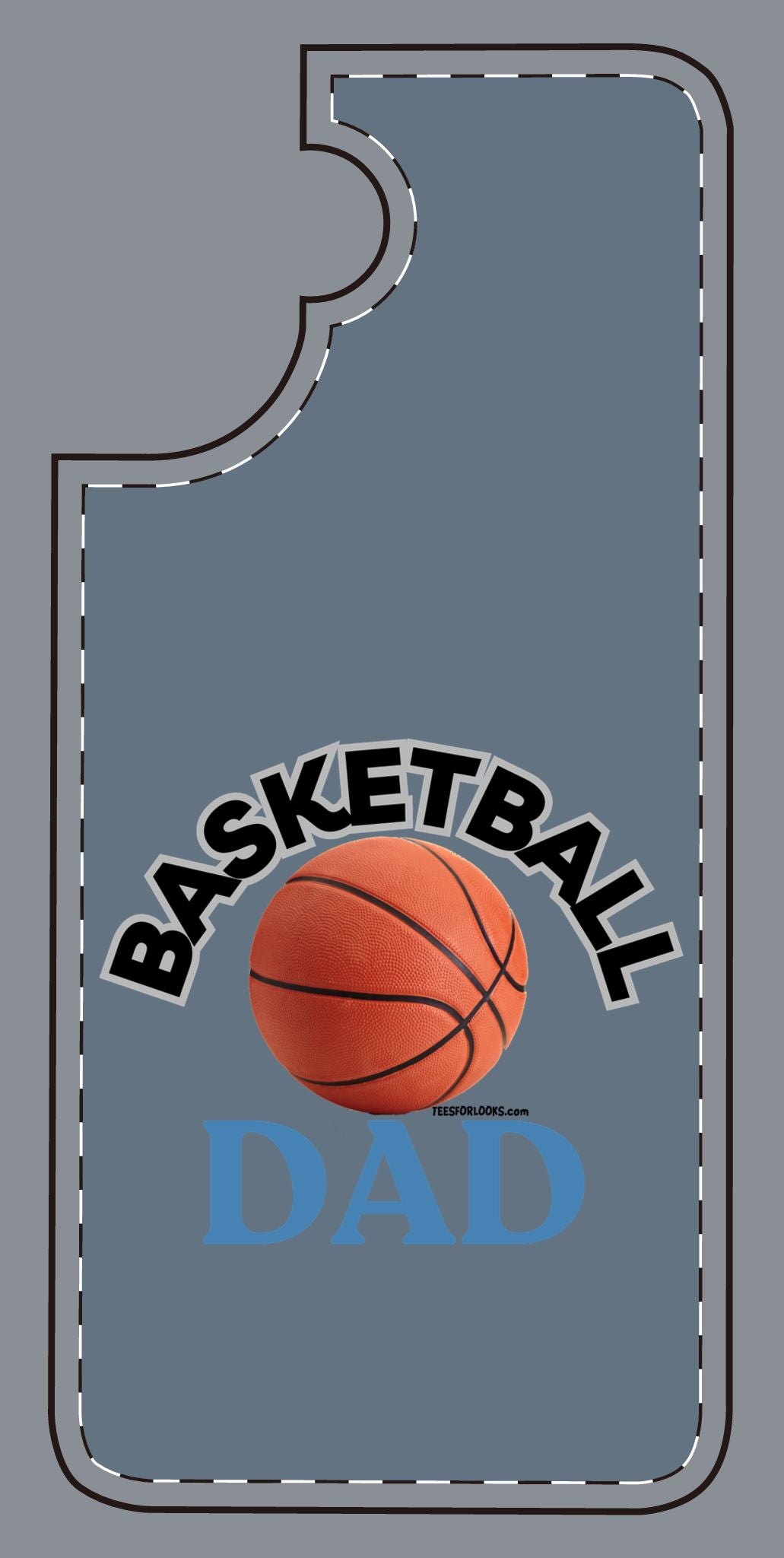 Basketball Dad Silicone Phone Case - Perfect Gift for Sports Dads