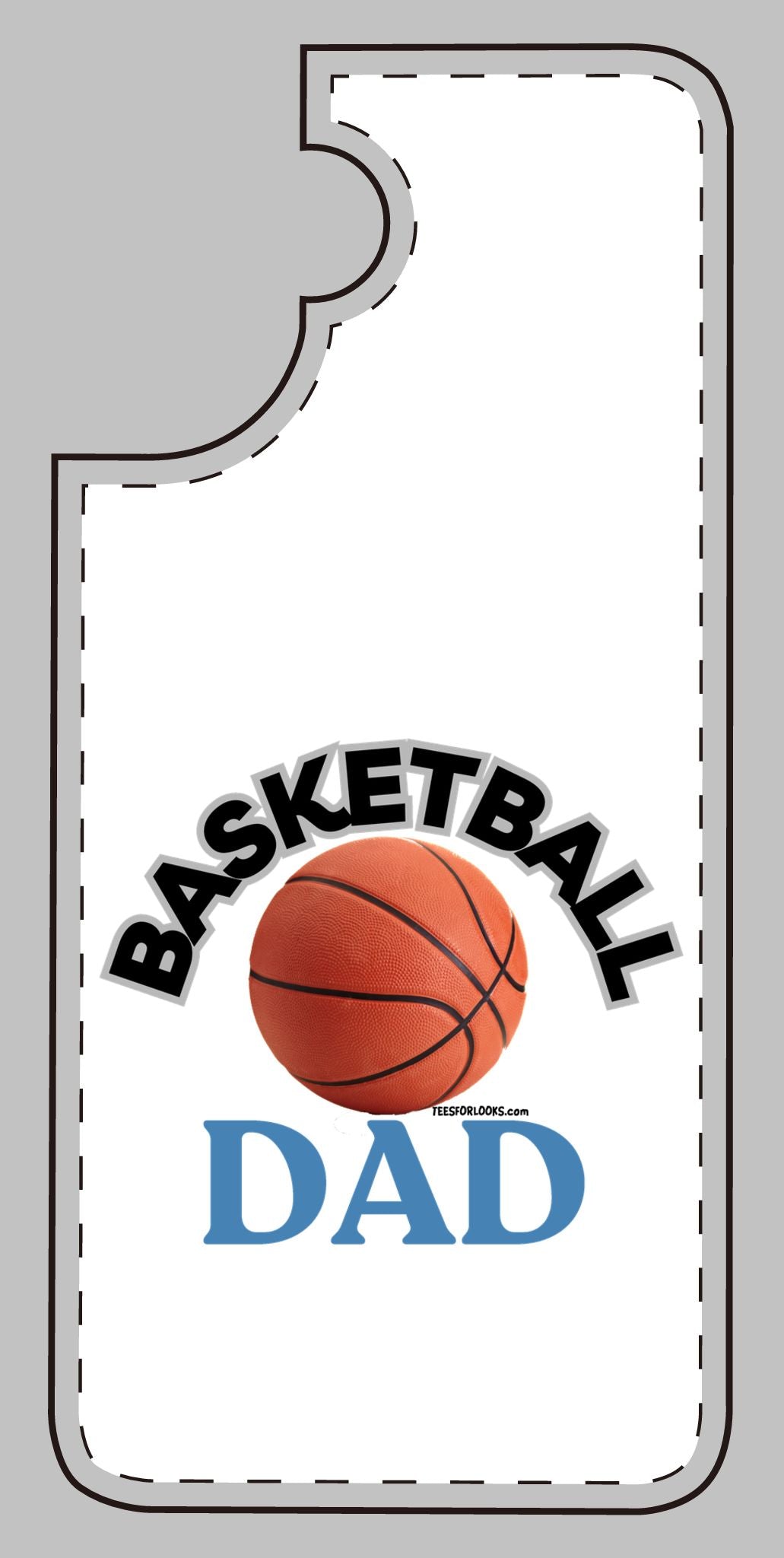 Basketball Dad Silicone Phone Case - Perfect Gift for Sports Dads