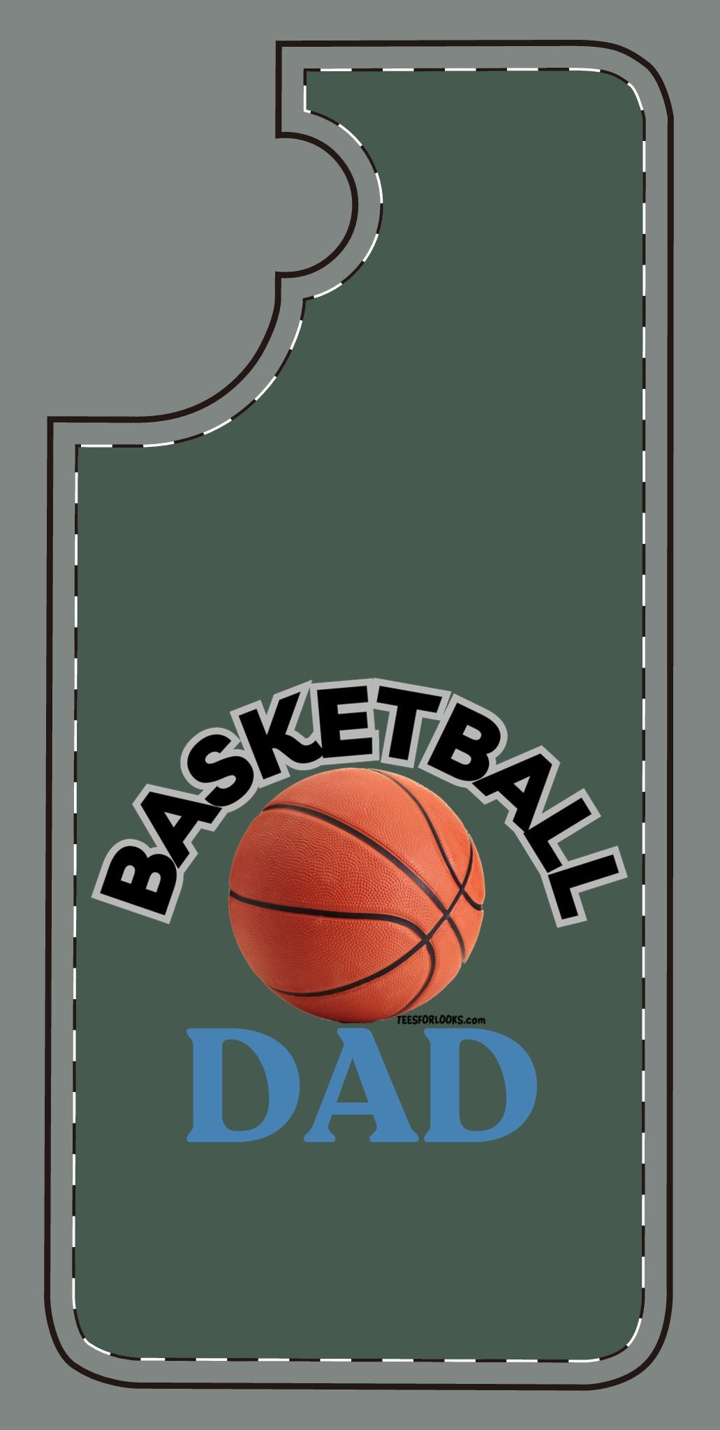 Basketball Dad Silicone Phone Case - Perfect Gift for Sports Dads