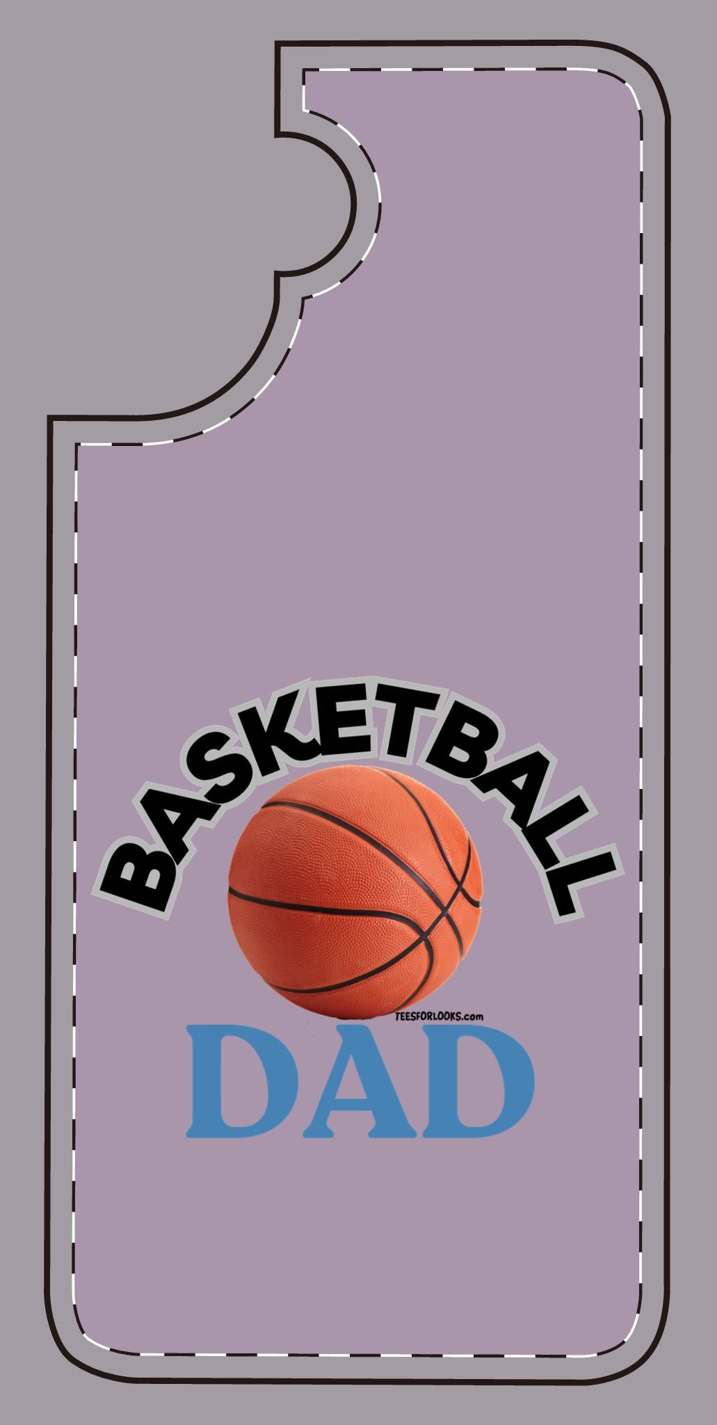 Basketball Dad Silicone Phone Case - Perfect Gift for Sports Dads