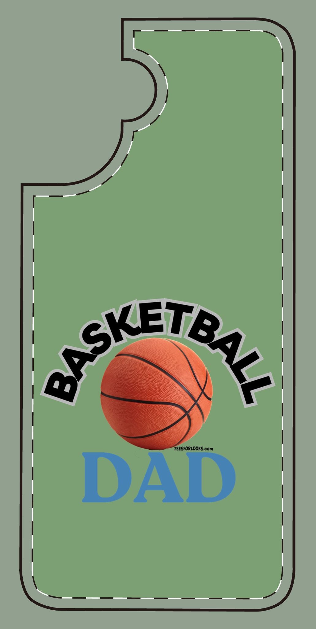 Basketball Dad Silicone Phone Case - Perfect Gift for Sports Dads