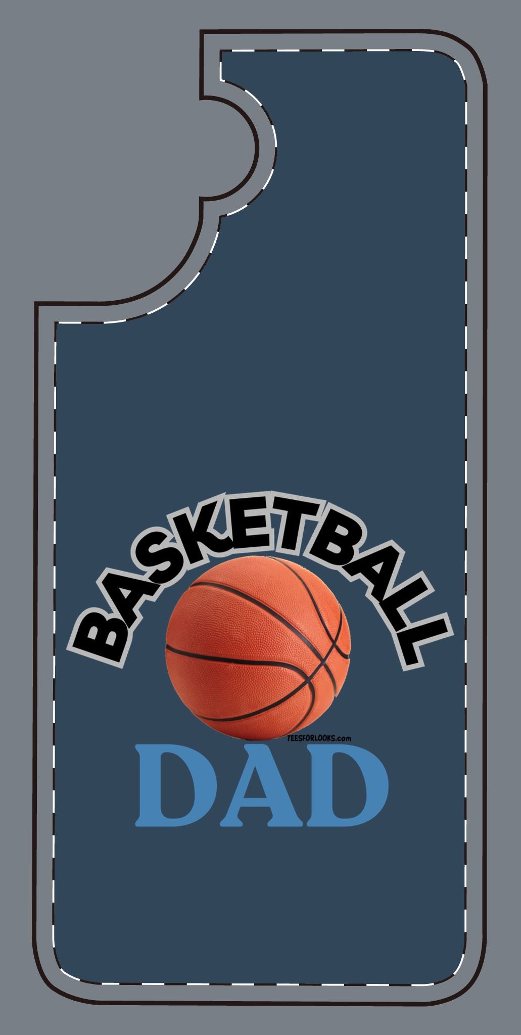 Basketball Dad Silicone Phone Case - Perfect Gift for Sports Dads