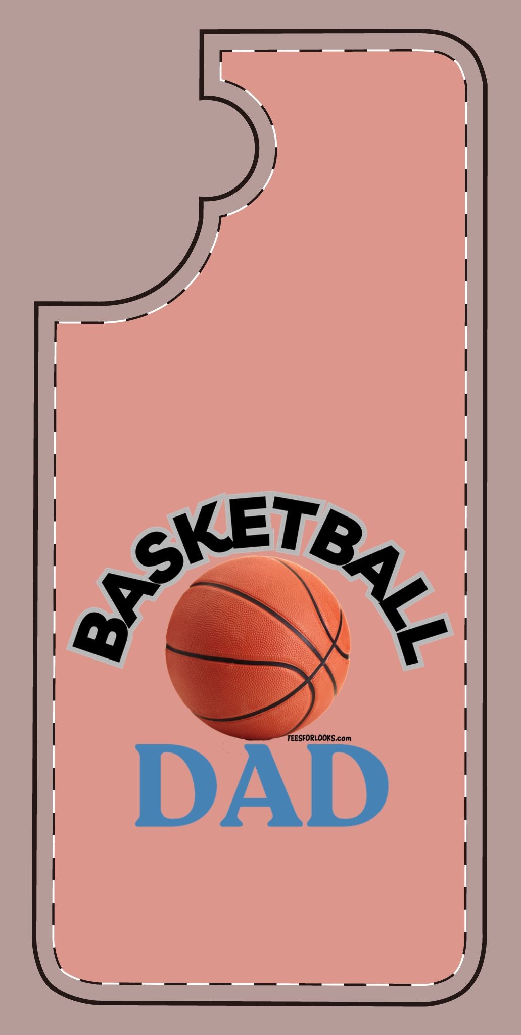 Basketball Dad Silicone Phone Case - Perfect Gift for Sports Dads