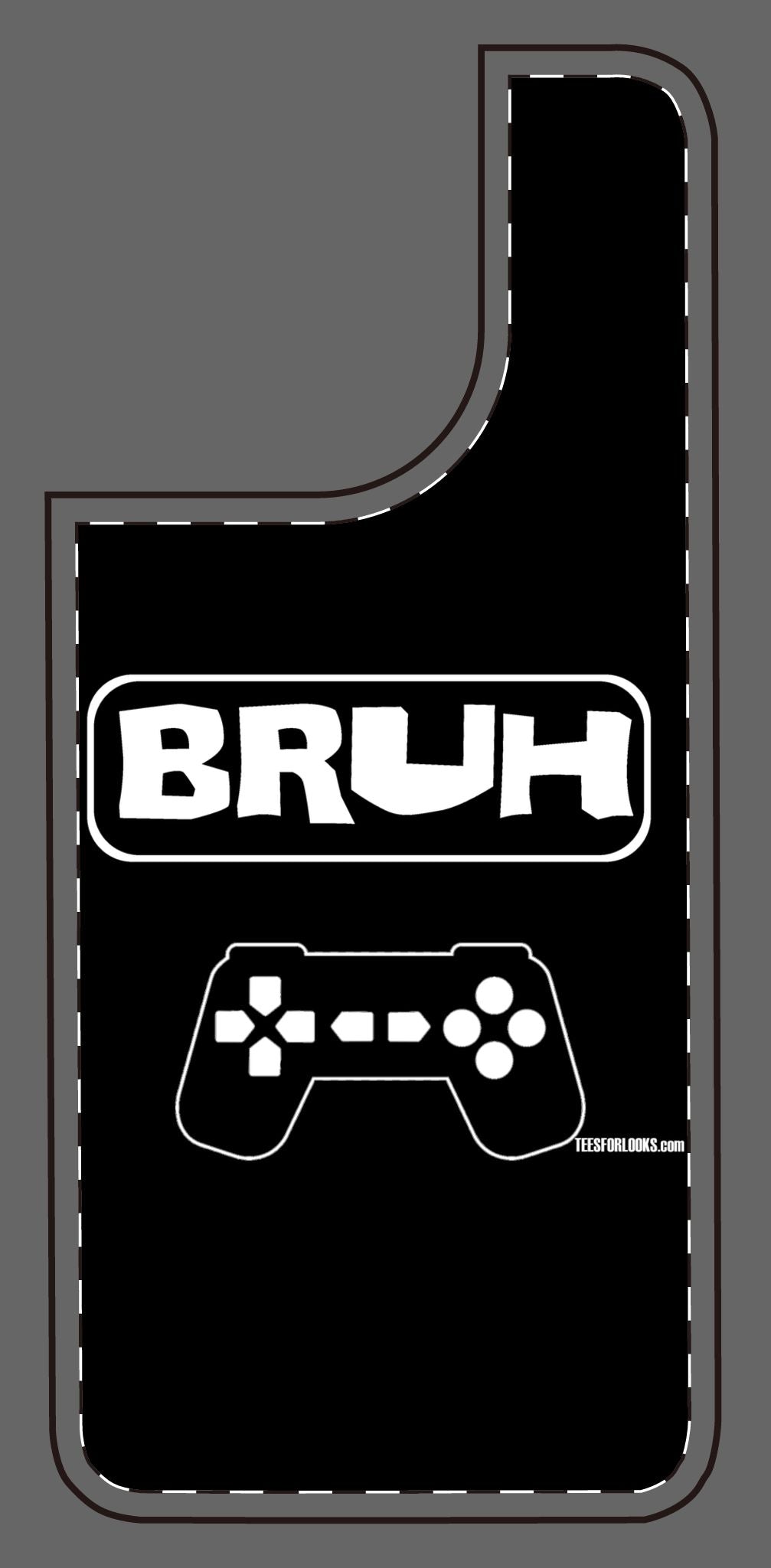 Gaming Bruh Silicone Phone Case - Cool Gamer Accessory