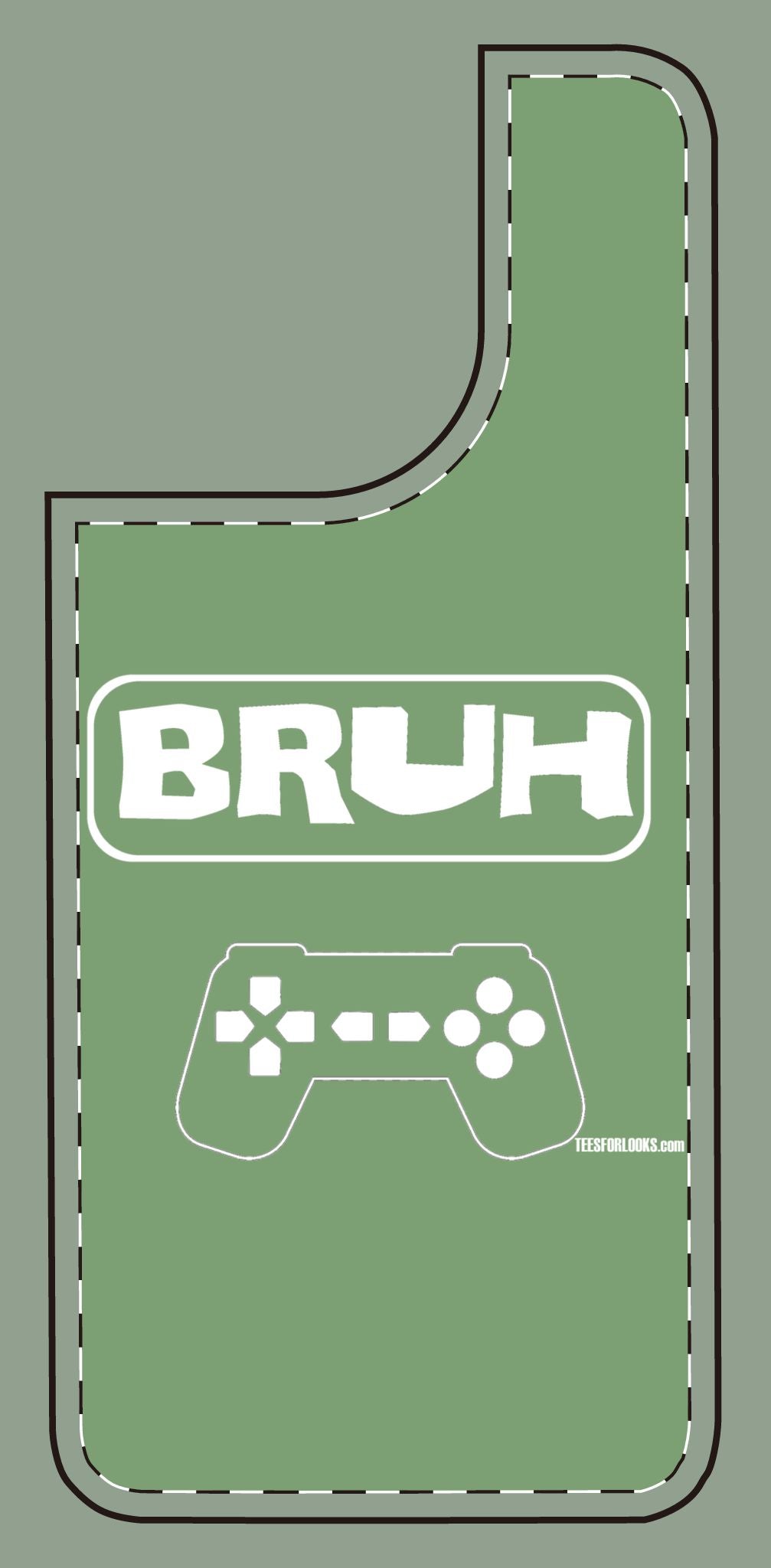 Gaming Bruh Silicone Phone Case - Cool Gamer Accessory