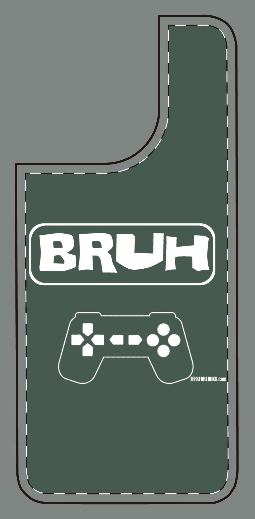 Gaming Bruh Silicone Phone Case - Cool Gamer Accessory