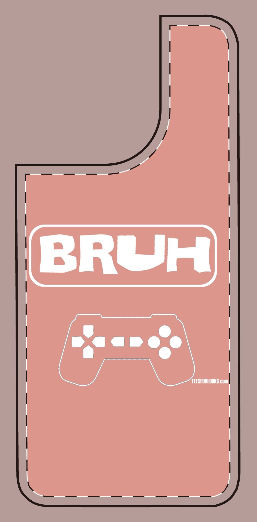 Gaming Bruh Silicone Phone Case - Cool Gamer Accessory