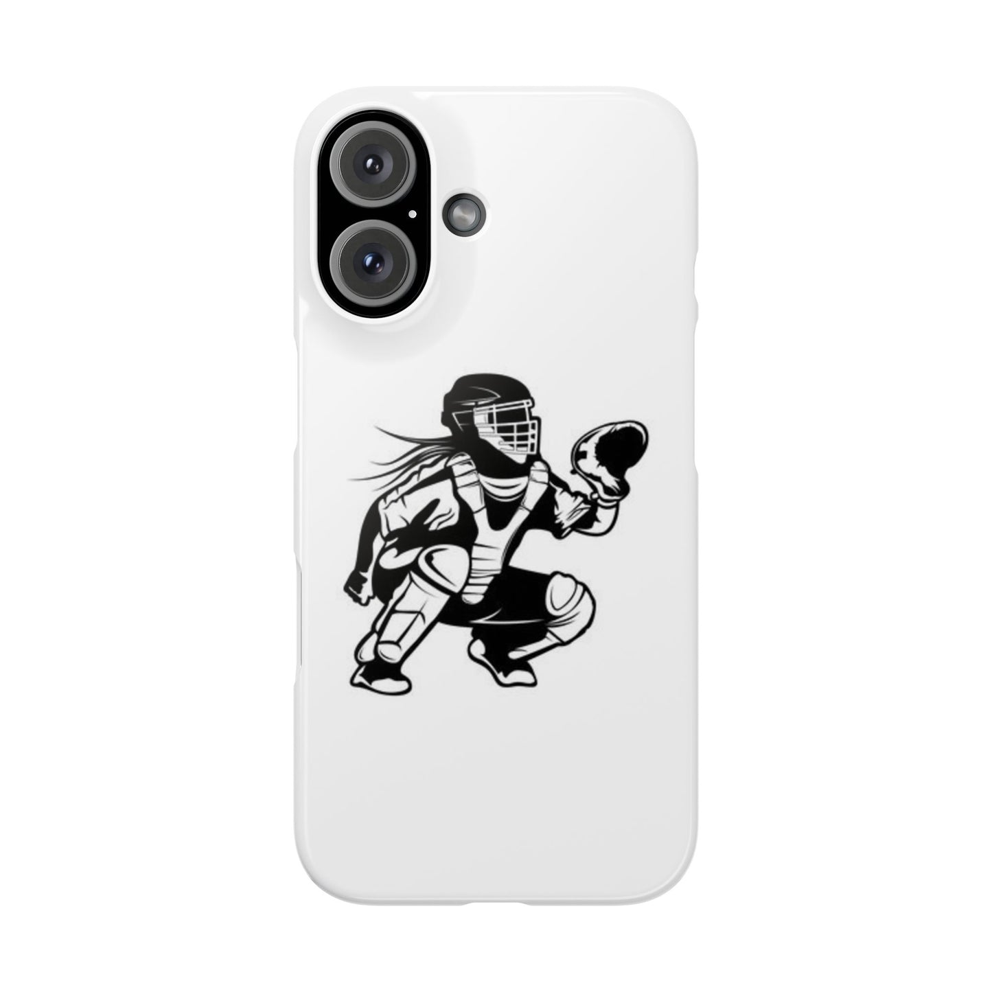 Catcher's Gear Slim Phone Case - Durable & Stylish for Baseball Fans