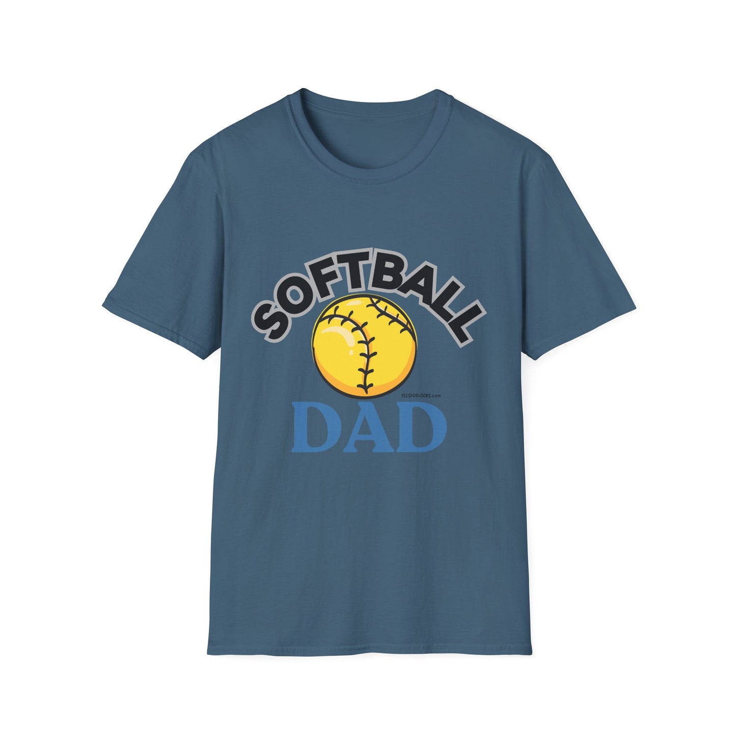 Softball Dad Unisex T-Shirt | Perfect Gift for Sports Lovers