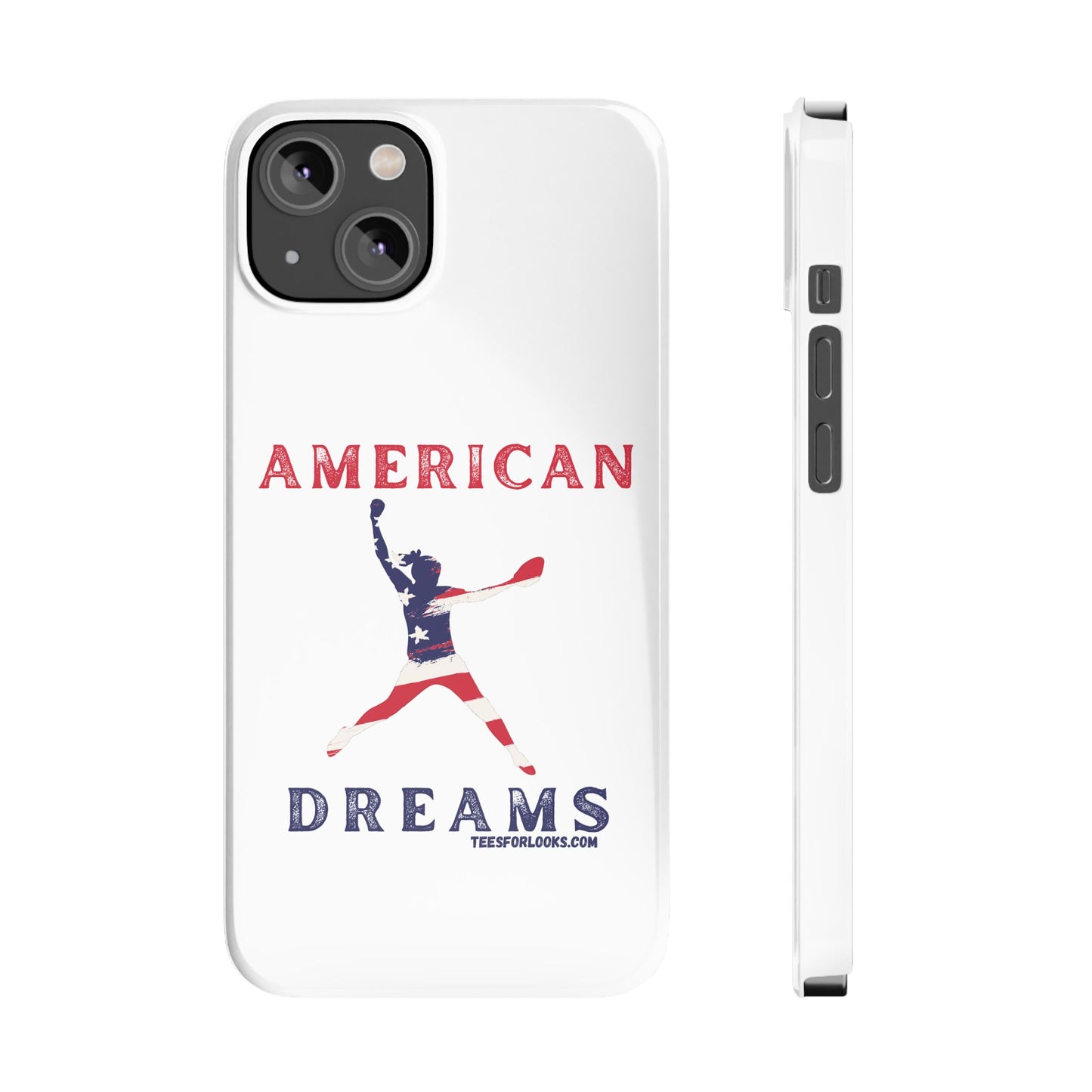 American Dreams Slim Phone Cases - Stylish Protection for Patriotism