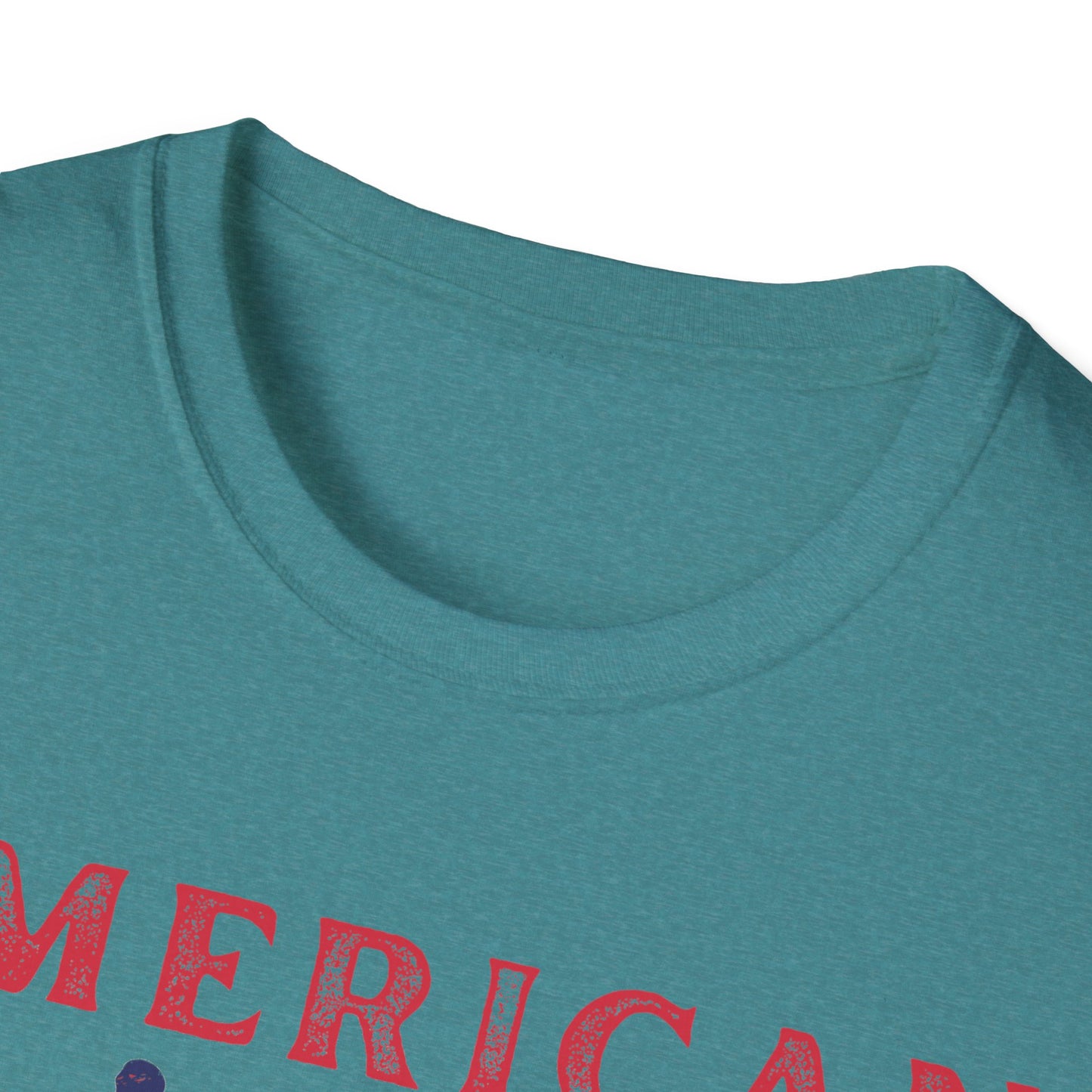 American Dreams Unisex Softstyle T-Shirt, Patriotic Apparel, Summer BBQ, Independence Day, Birthday Gift, Casual Wear