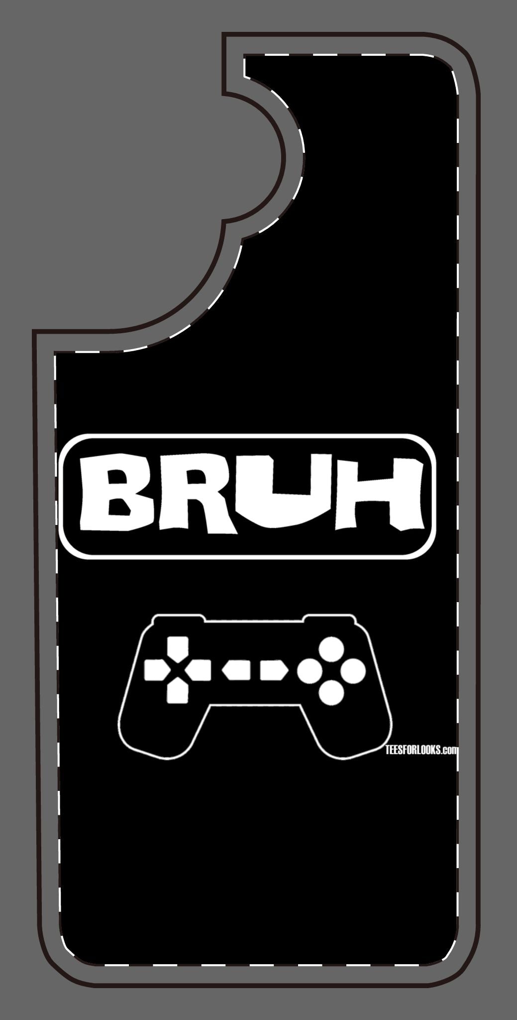 Gaming Bruh Silicone Phone Case - Cool Gamer Accessory