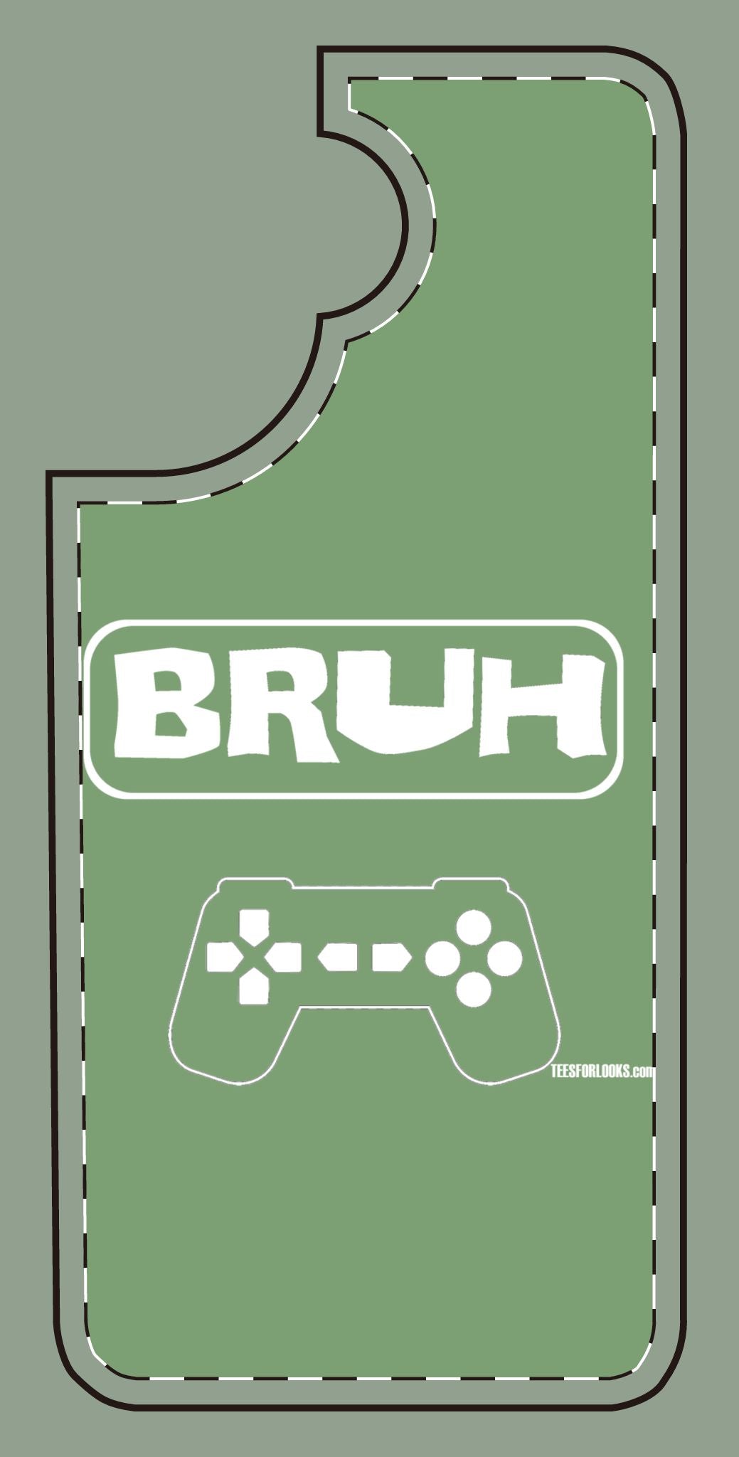 Gaming Bruh Silicone Phone Case - Cool Gamer Accessory