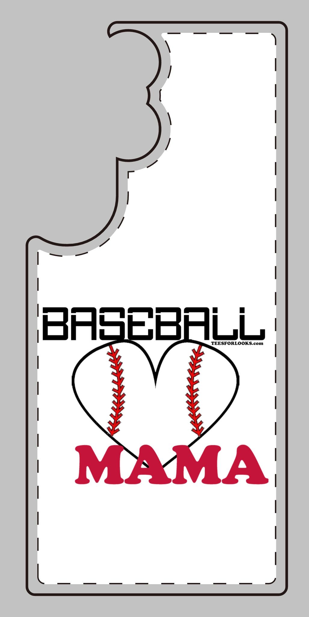 Baseball Mama Silicone Phone Case - Perfect Gift for Sports Moms