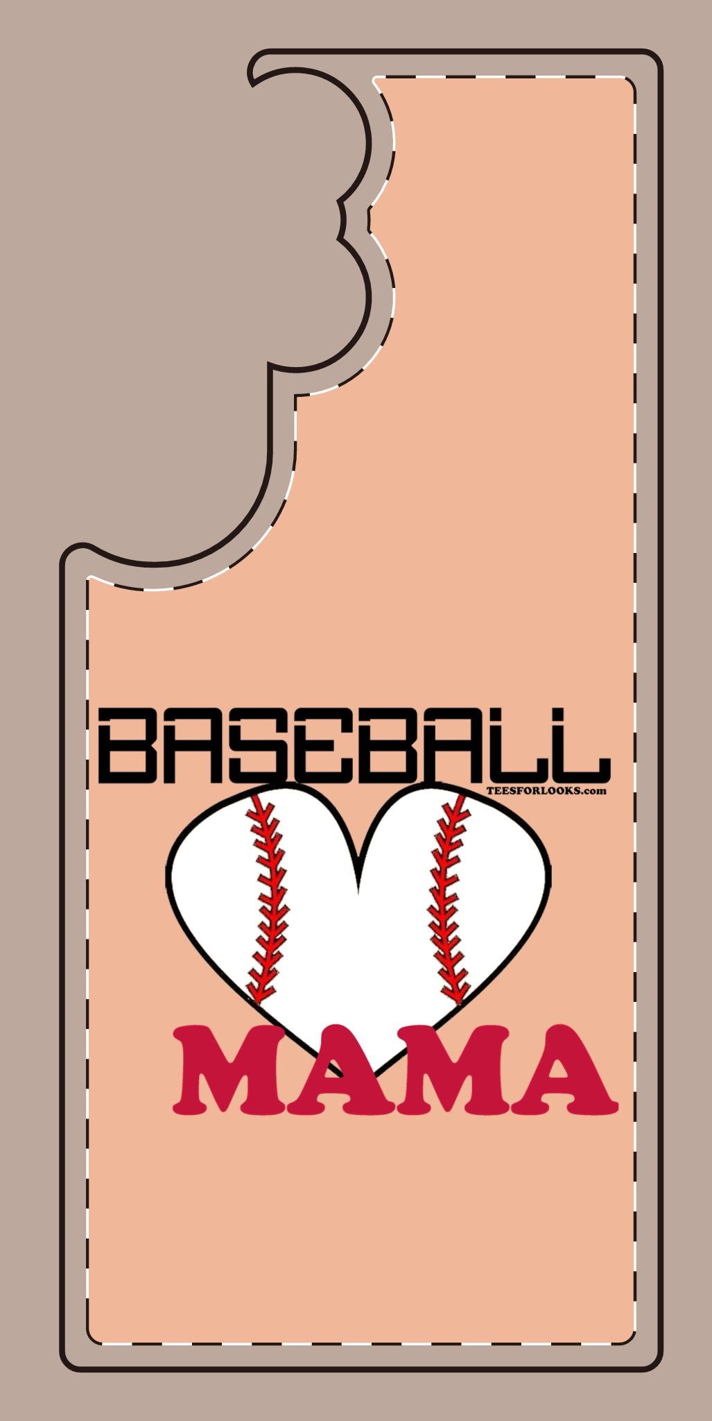 Baseball Mama Silicone Phone Case - Perfect Gift for Sports Moms