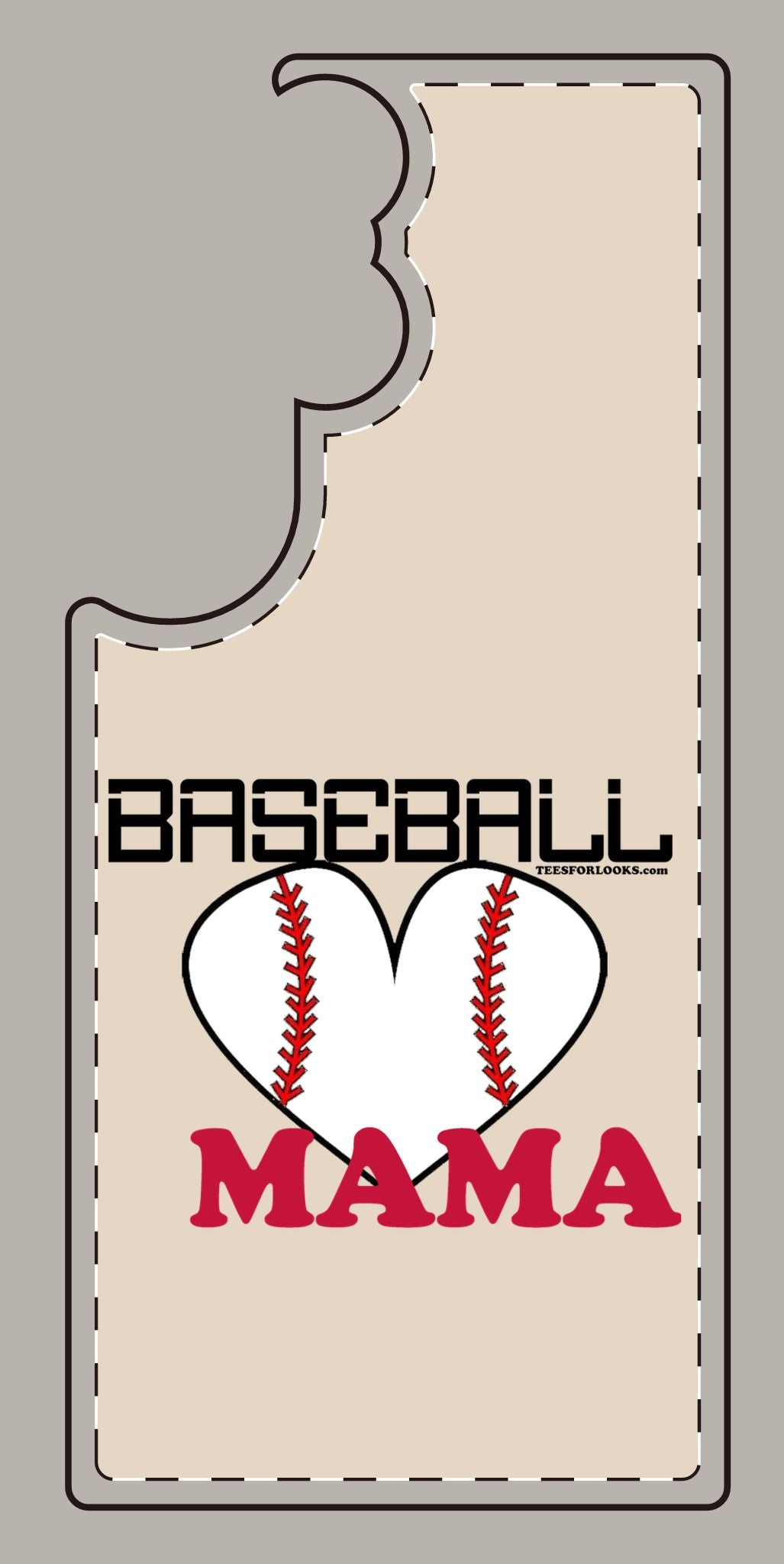 Baseball Mama Silicone Phone Case - Perfect Gift for Sports Moms