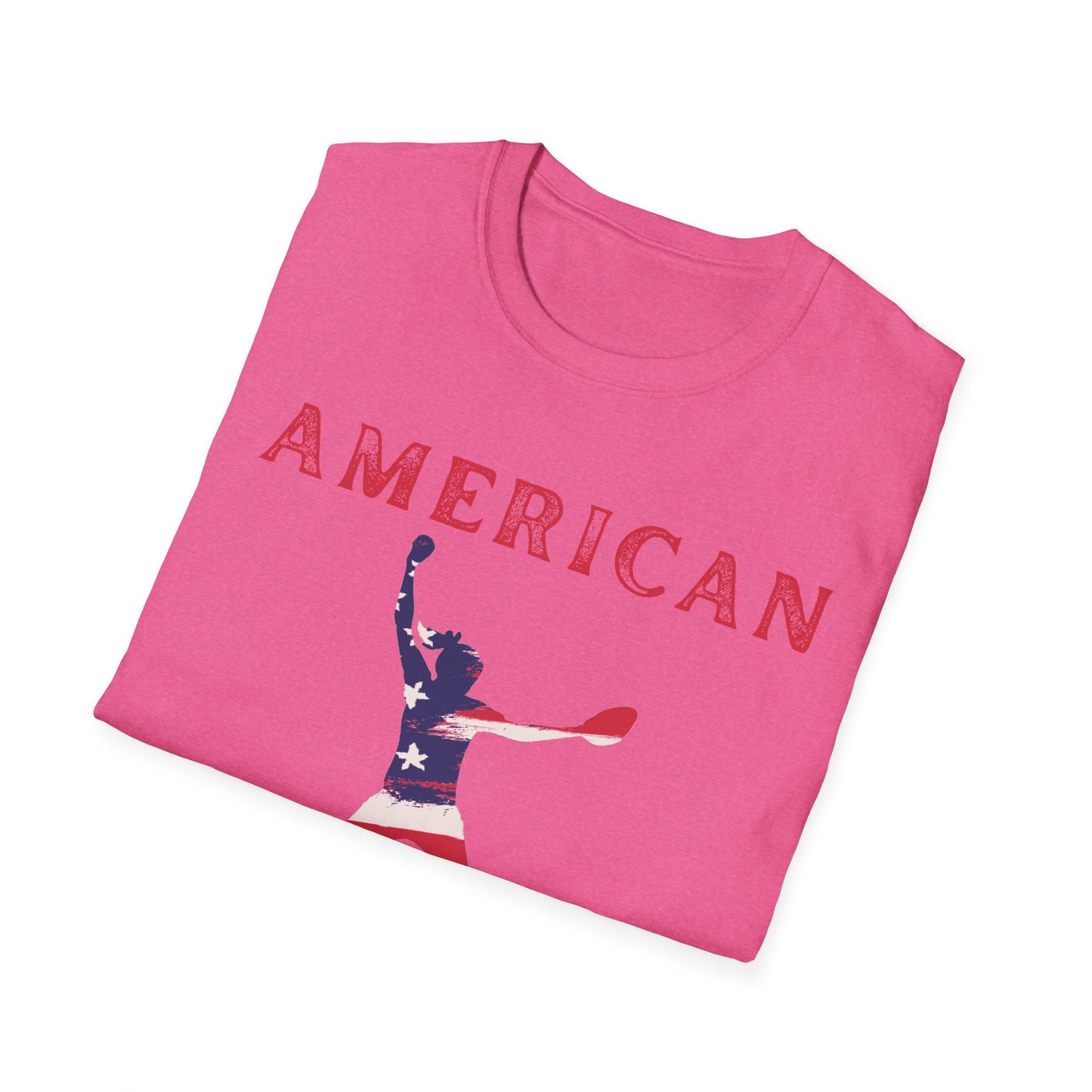 American Dreams Unisex Softstyle T-Shirt, Patriotic Apparel, Summer BBQ, Independence Day, Birthday Gift, Casual Wear