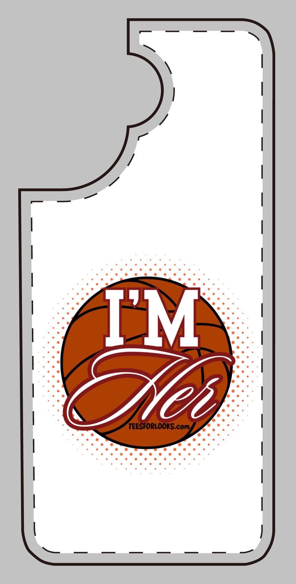 I'M Her Basketball Silicone Phone Case - Perfect for Sports Fans