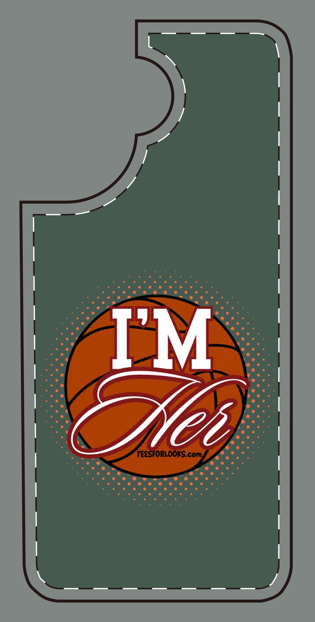 I'M Her Basketball Silicone Phone Case - Perfect for Sports Fans