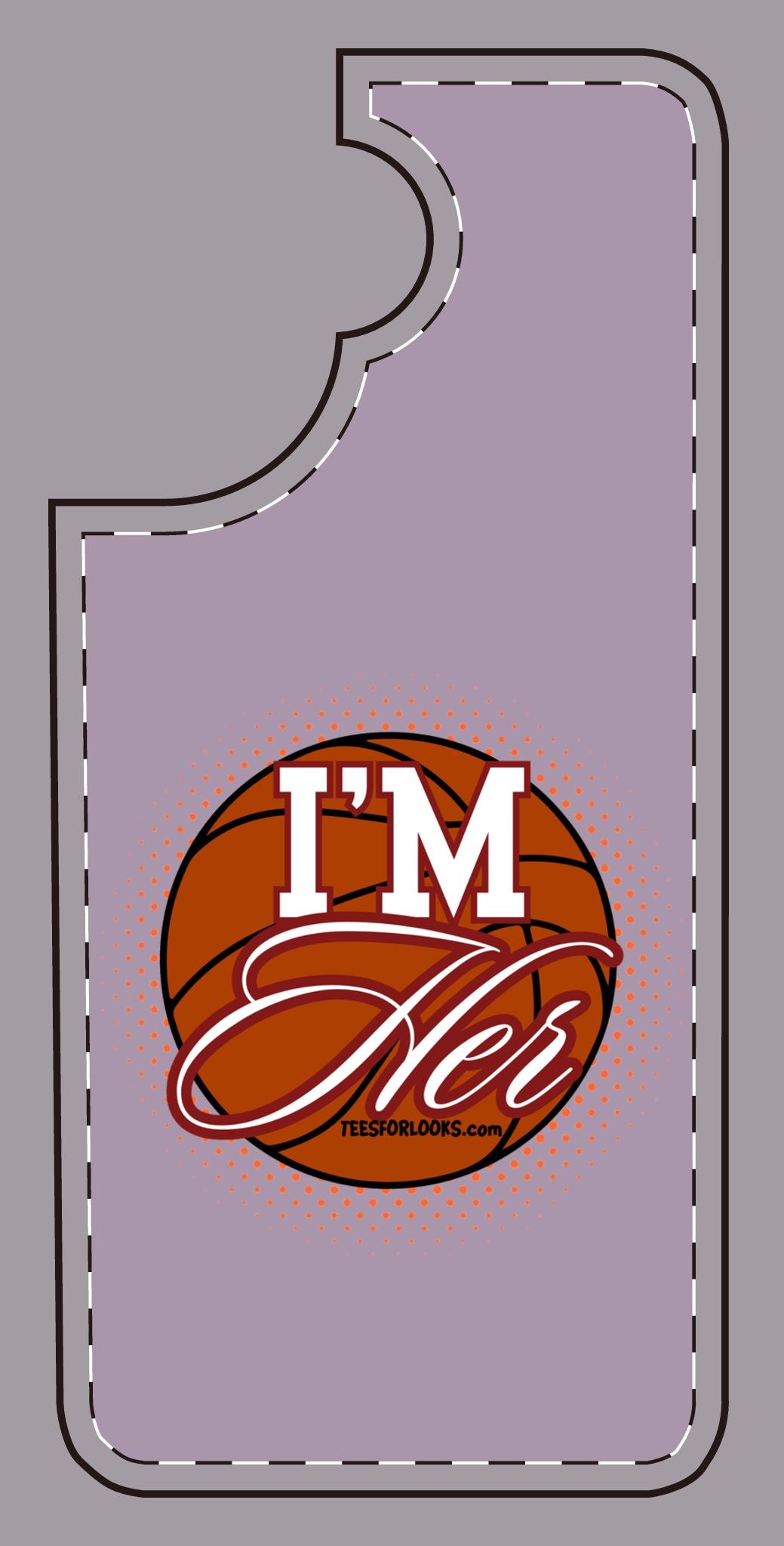 I'M Her Basketball Silicone Phone Case - Perfect for Sports Fans