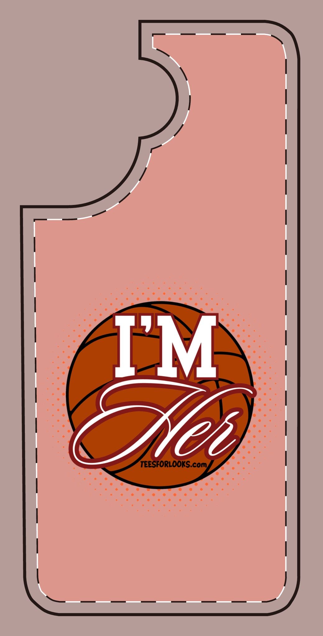 I'M Her Basketball Silicone Phone Case - Perfect for Sports Fans