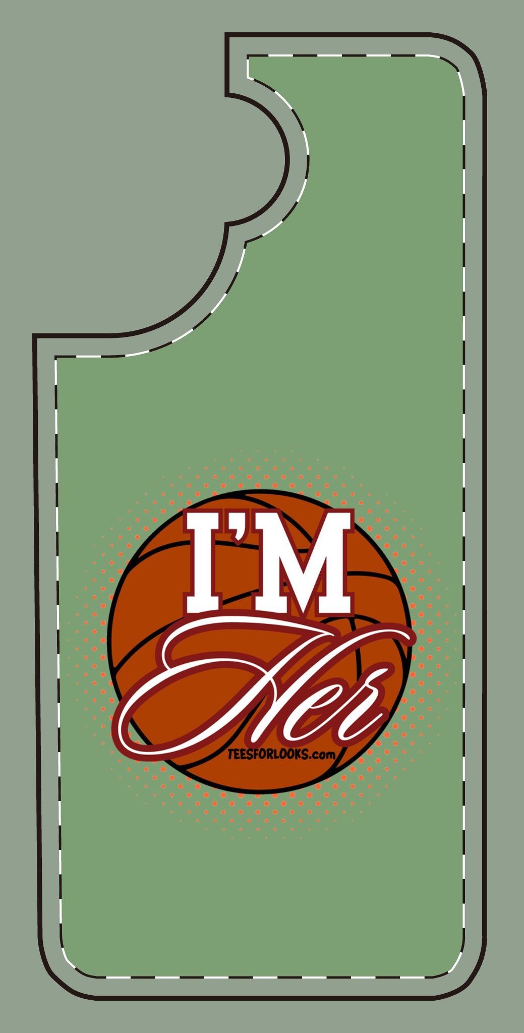 I'M Her Basketball Silicone Phone Case - Perfect for Sports Fans