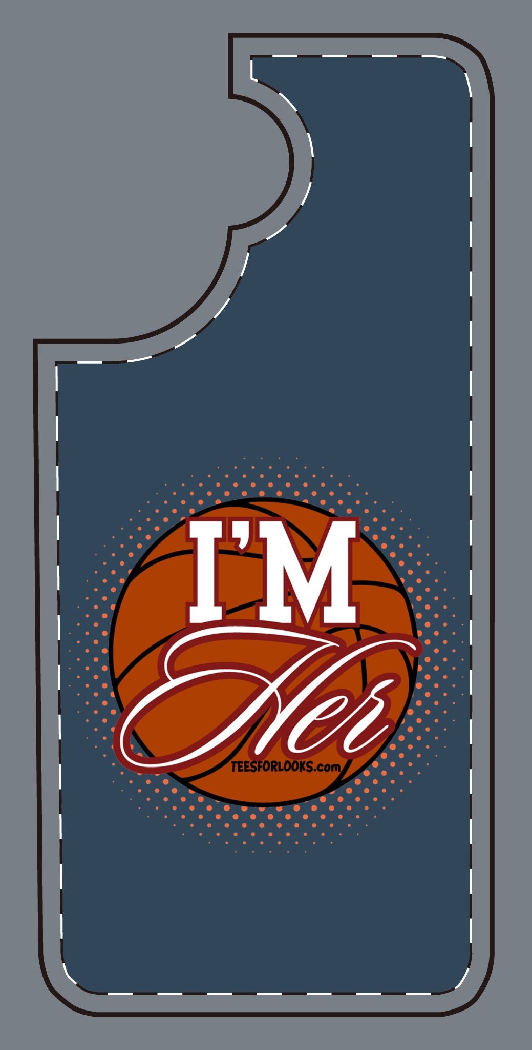 I'M Her Basketball Silicone Phone Case - Perfect for Sports Fans