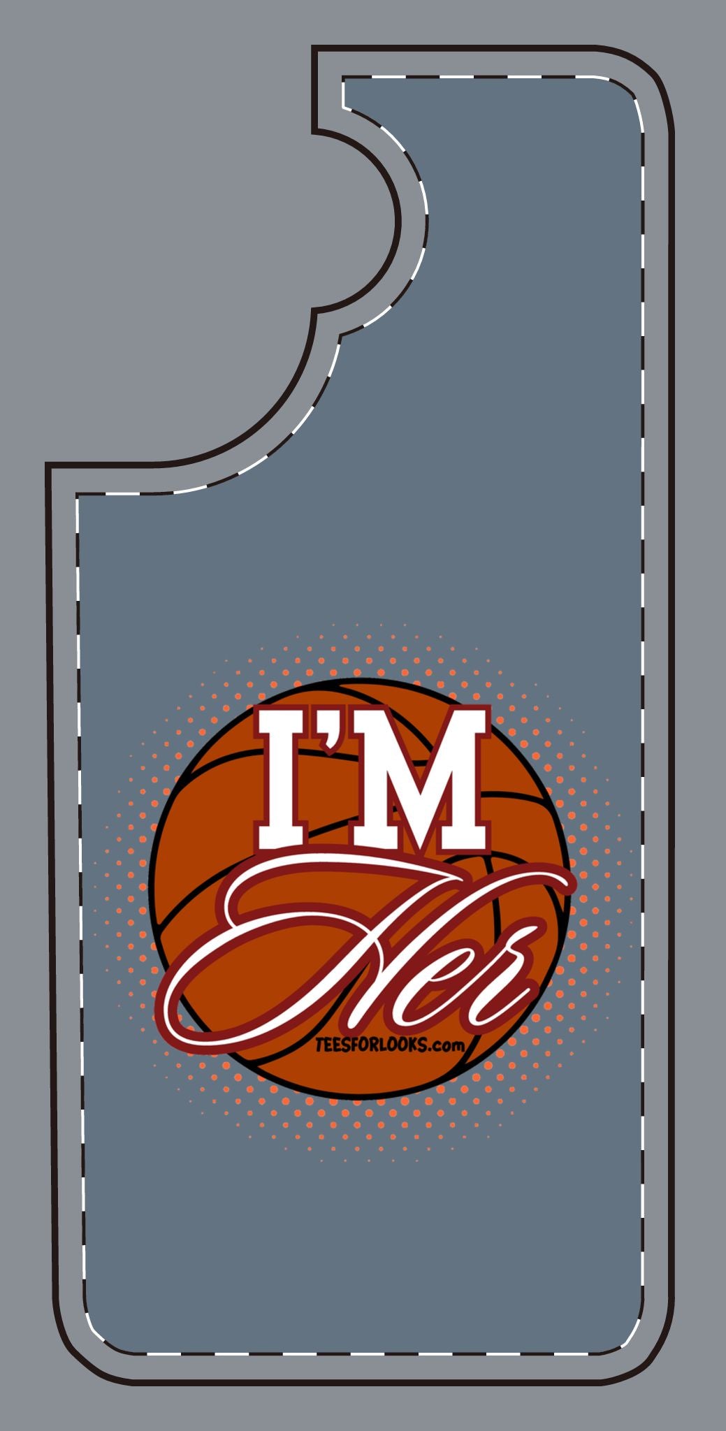 I'M Her Basketball Silicone Phone Case - Perfect for Sports Fans