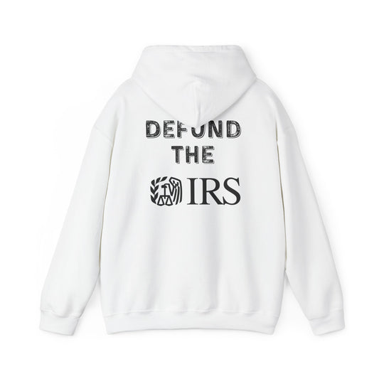 Defund the IRS Unisex Heavy Blend Hoodie | Casual Wear for Activists