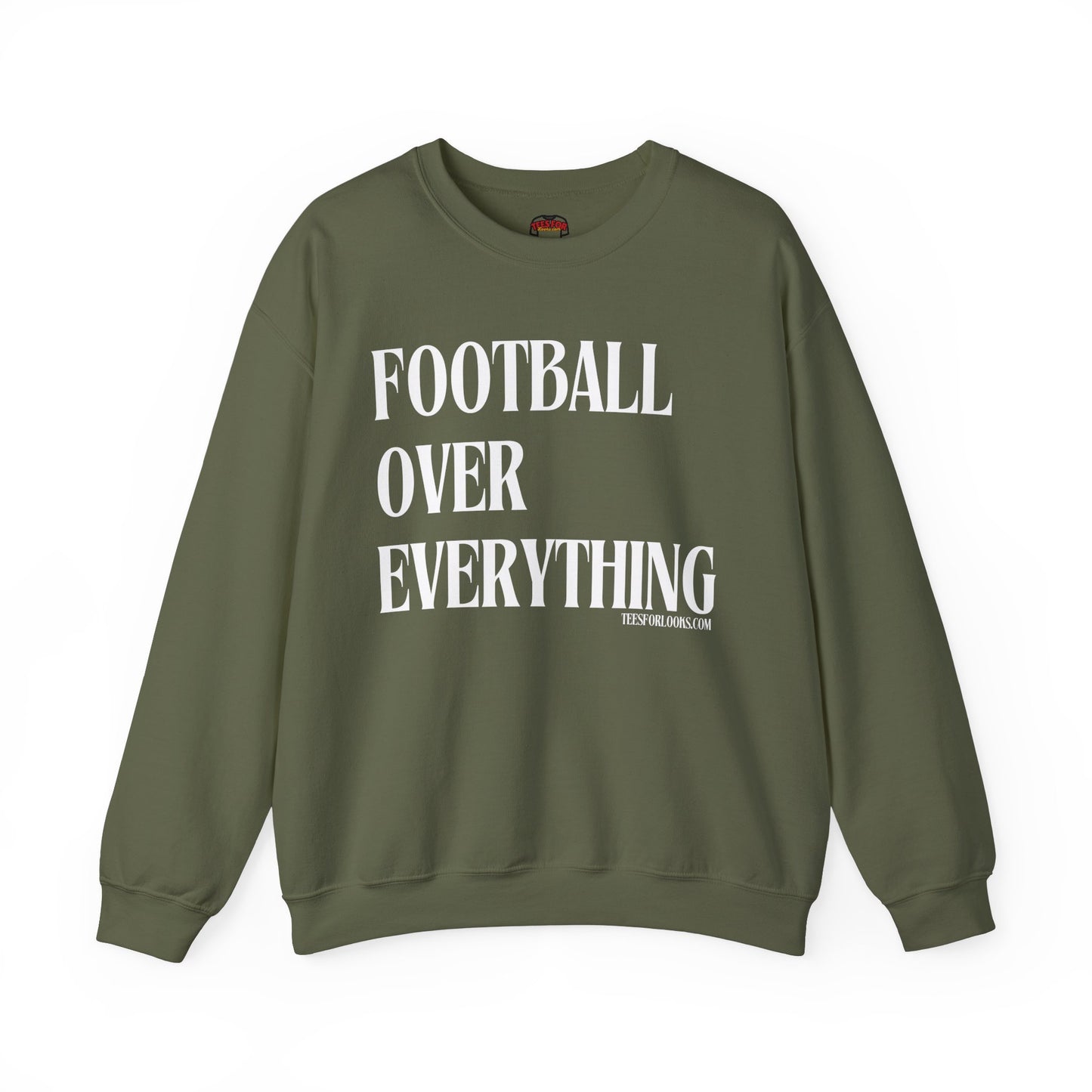 Football Over Everything Unisex Crewneck Sweatshirt - Perfect for Sports Fans