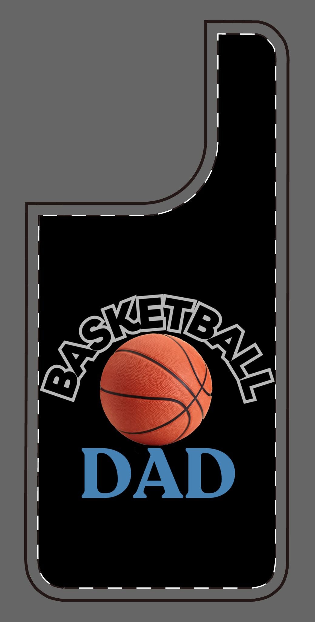 Basketball Dad Silicone Phone Case - Perfect Gift for Sports Dads