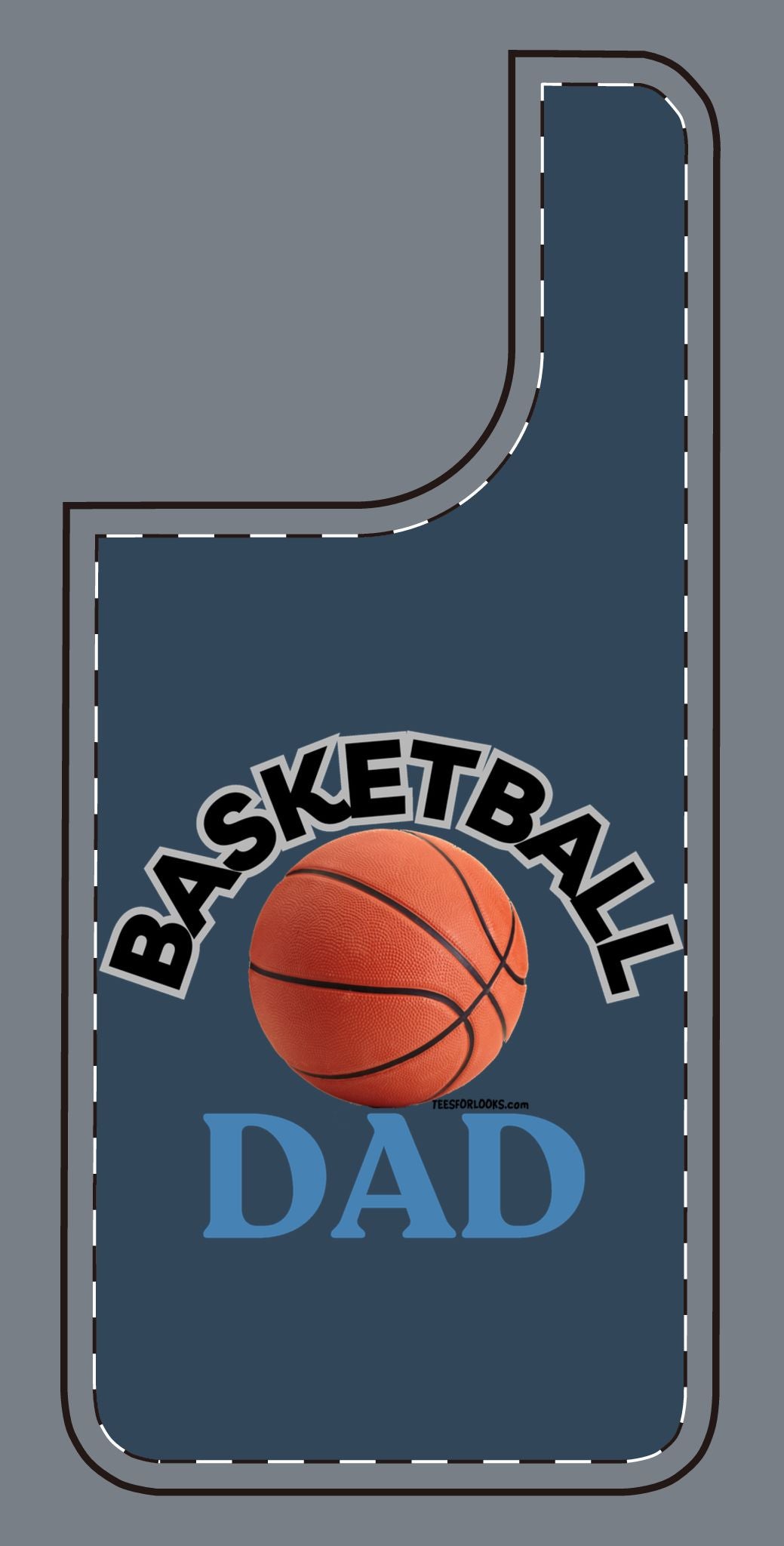 Basketball Dad Silicone Phone Case - Perfect Gift for Sports Dads