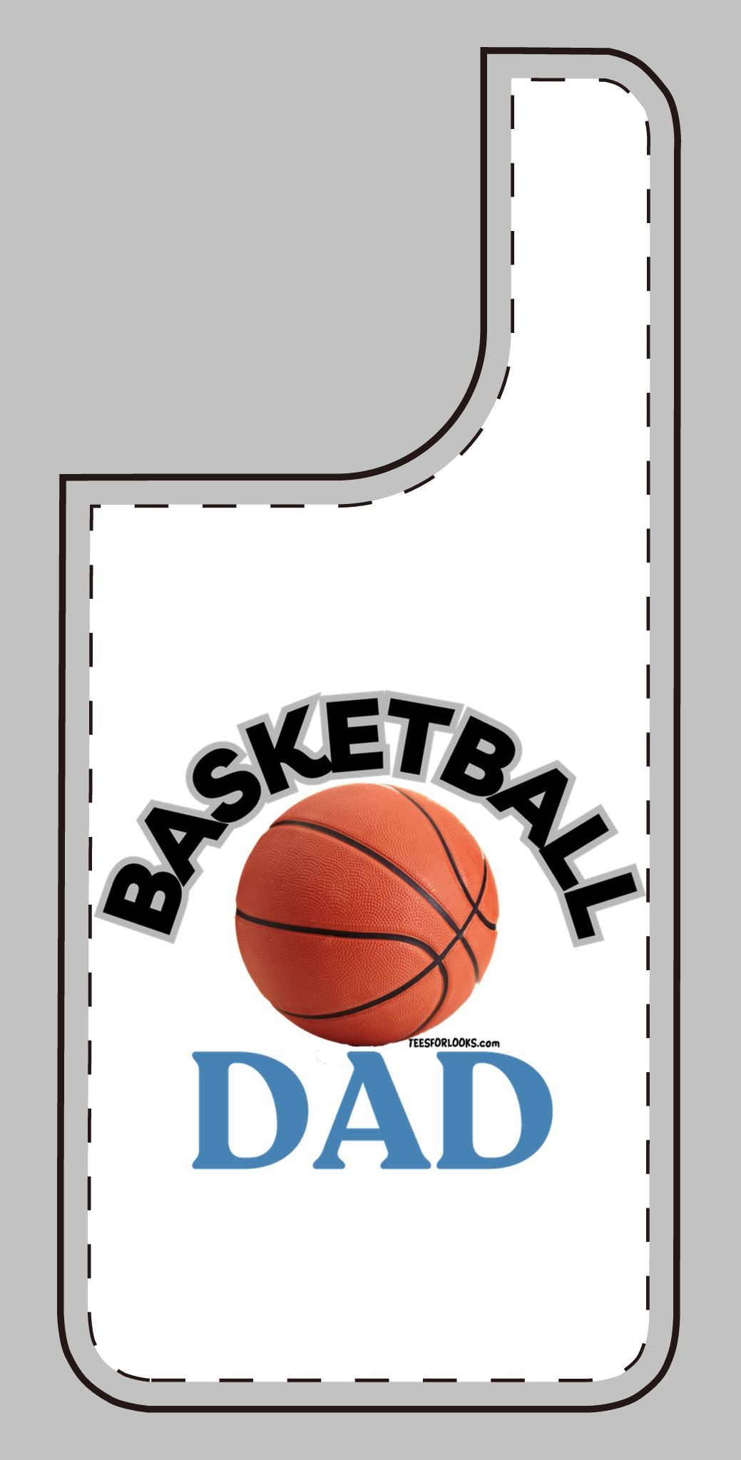 Basketball Dad Silicone Phone Case - Perfect Gift for Sports Dads