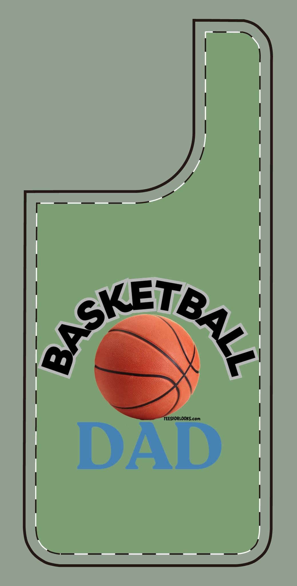 Basketball Dad Silicone Phone Case - Perfect Gift for Sports Dads