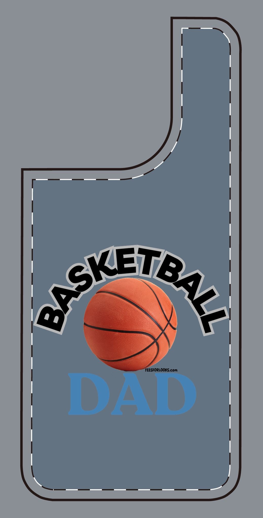 Basketball Dad Silicone Phone Case - Perfect Gift for Sports Dads