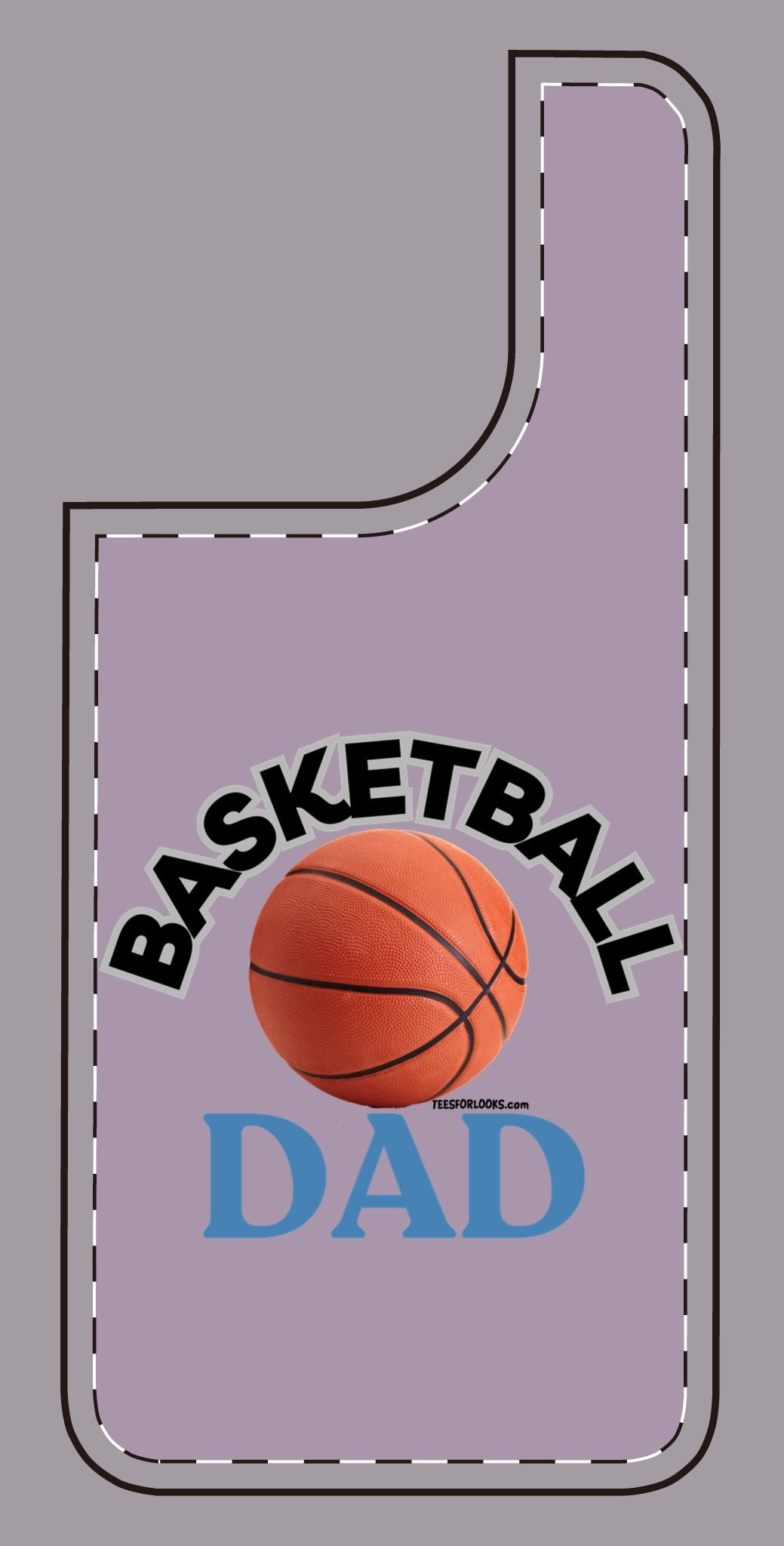 Basketball Dad Silicone Phone Case - Perfect Gift for Sports Dads