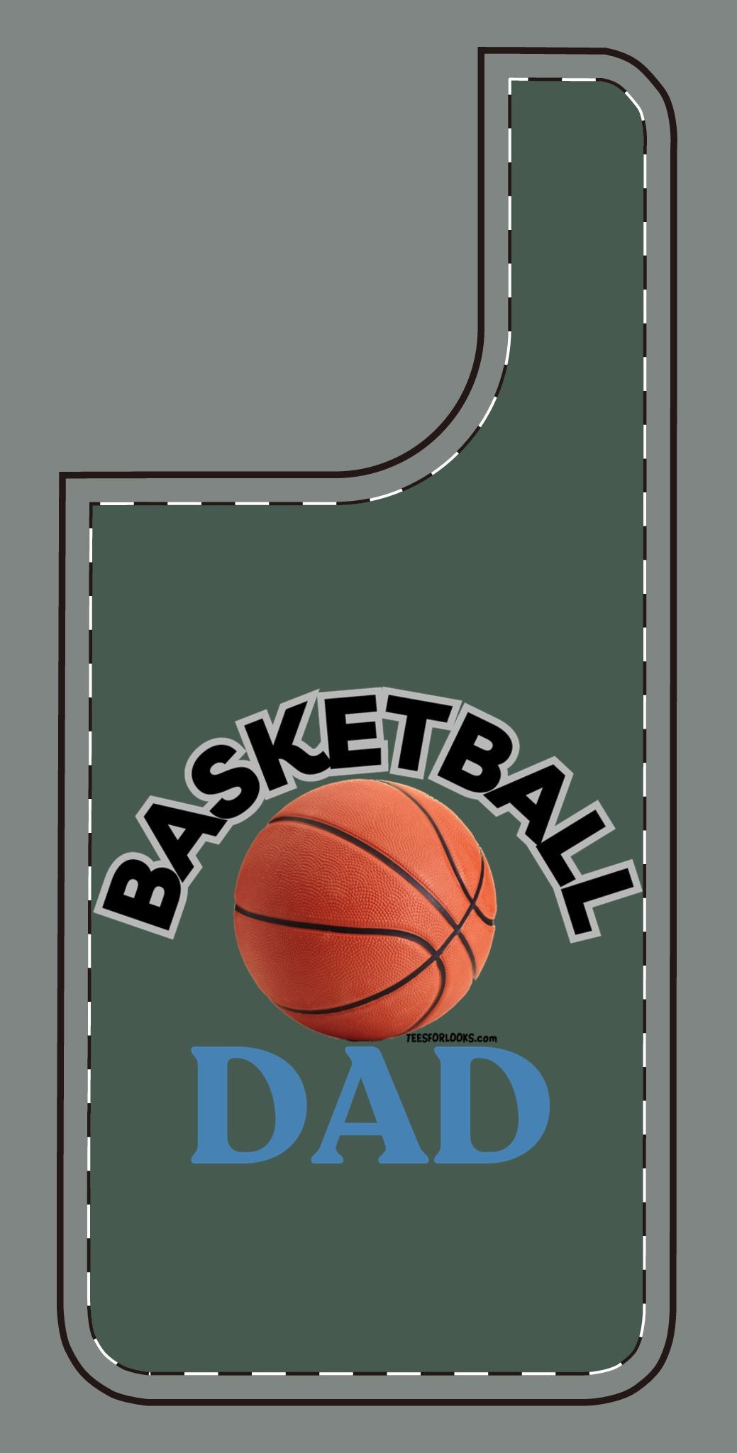 Basketball Dad Silicone Phone Case - Perfect Gift for Sports Dads