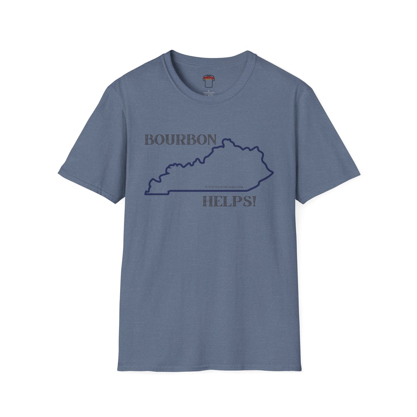 Kentucky Bourbon Helps Unisex Softstyle T-Shirt