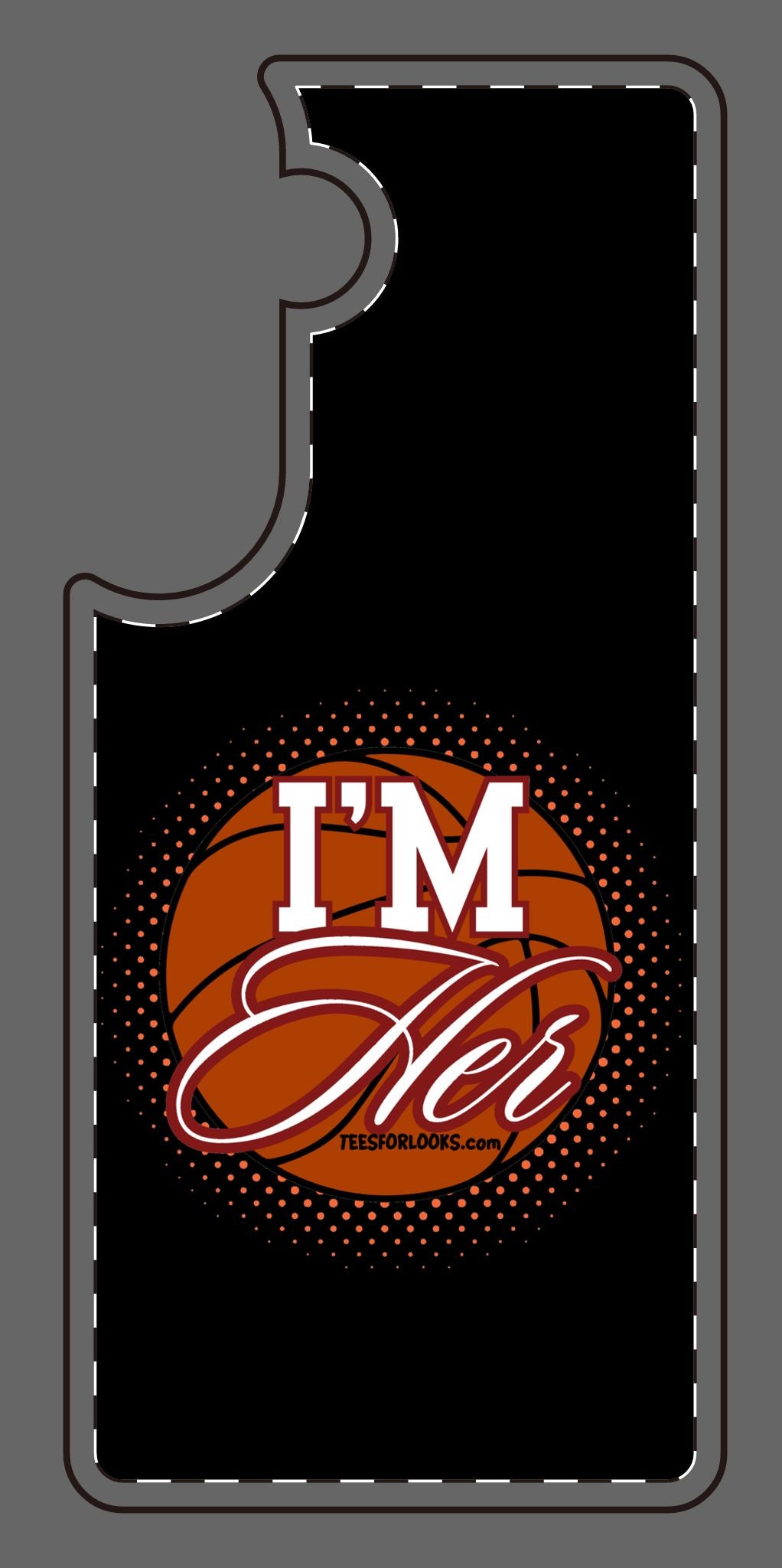 I'M Her Basketball Silicone Phone Case - Perfect for Sports Fans